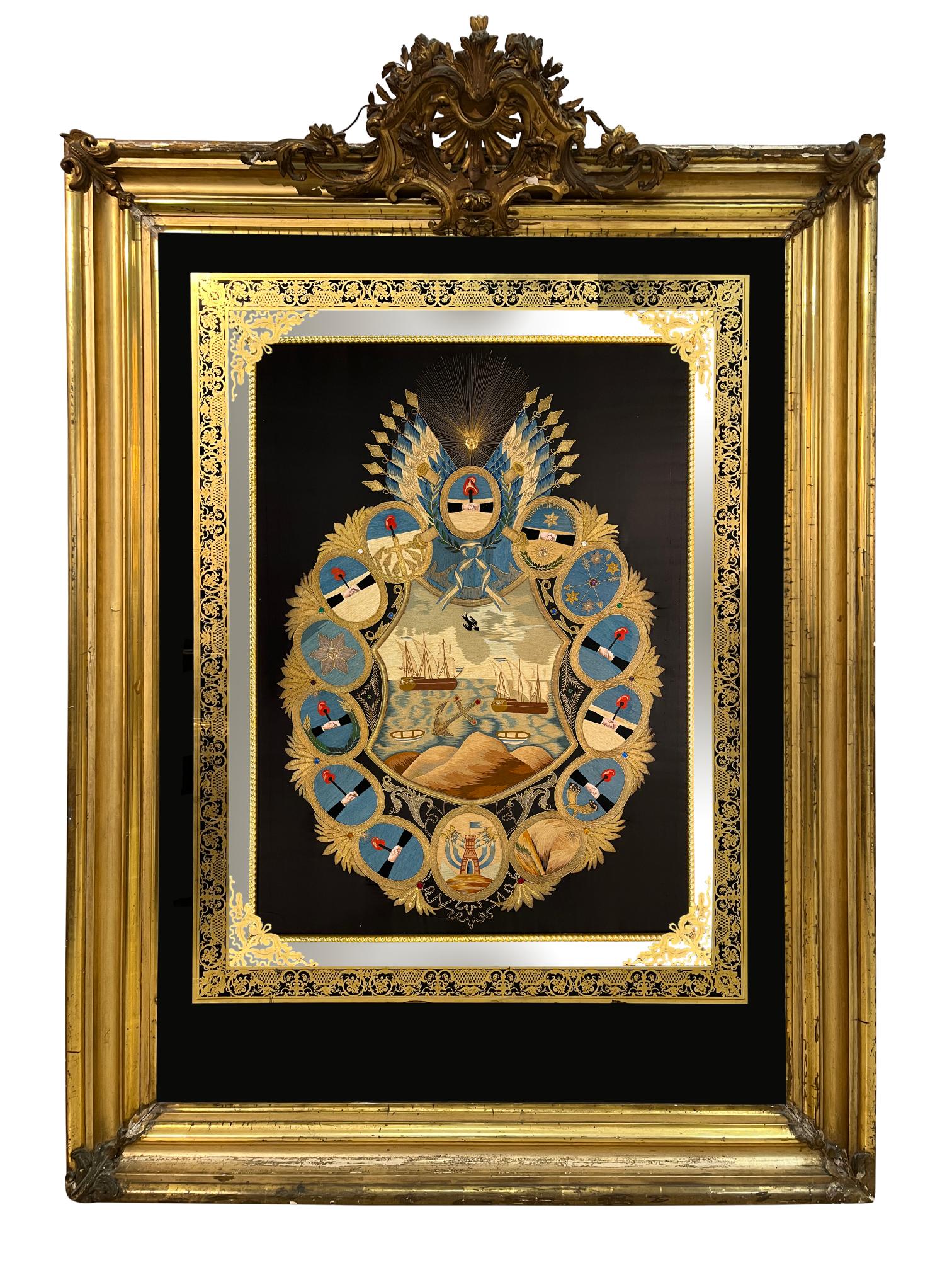 Escudo de armas argentino s. XIX