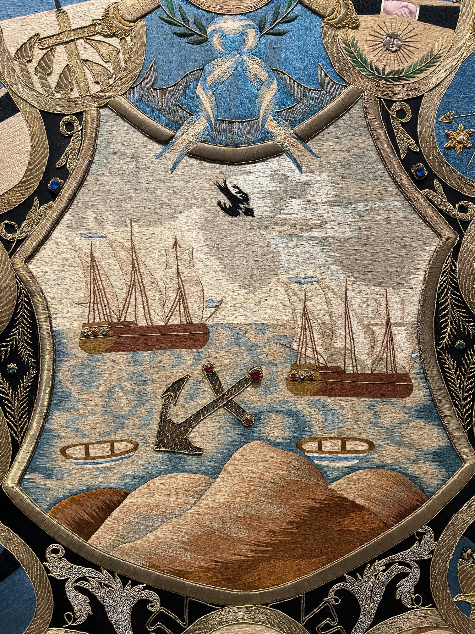 Escudo de armas argentino s. XIX - Imagen 3