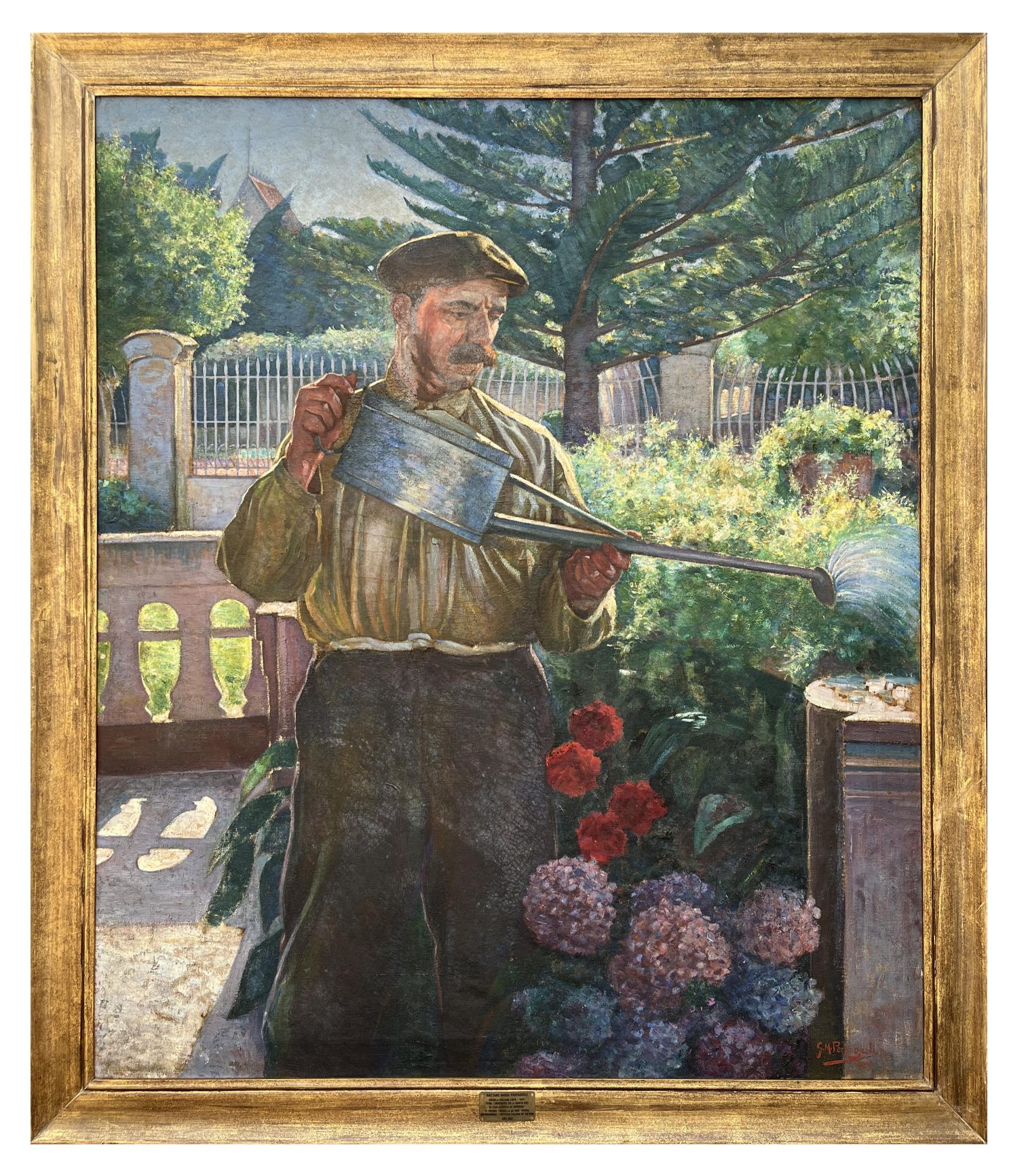 Gaetano M. Parpagnoli "Luigi, jardinero en la Quinta de Herrera"