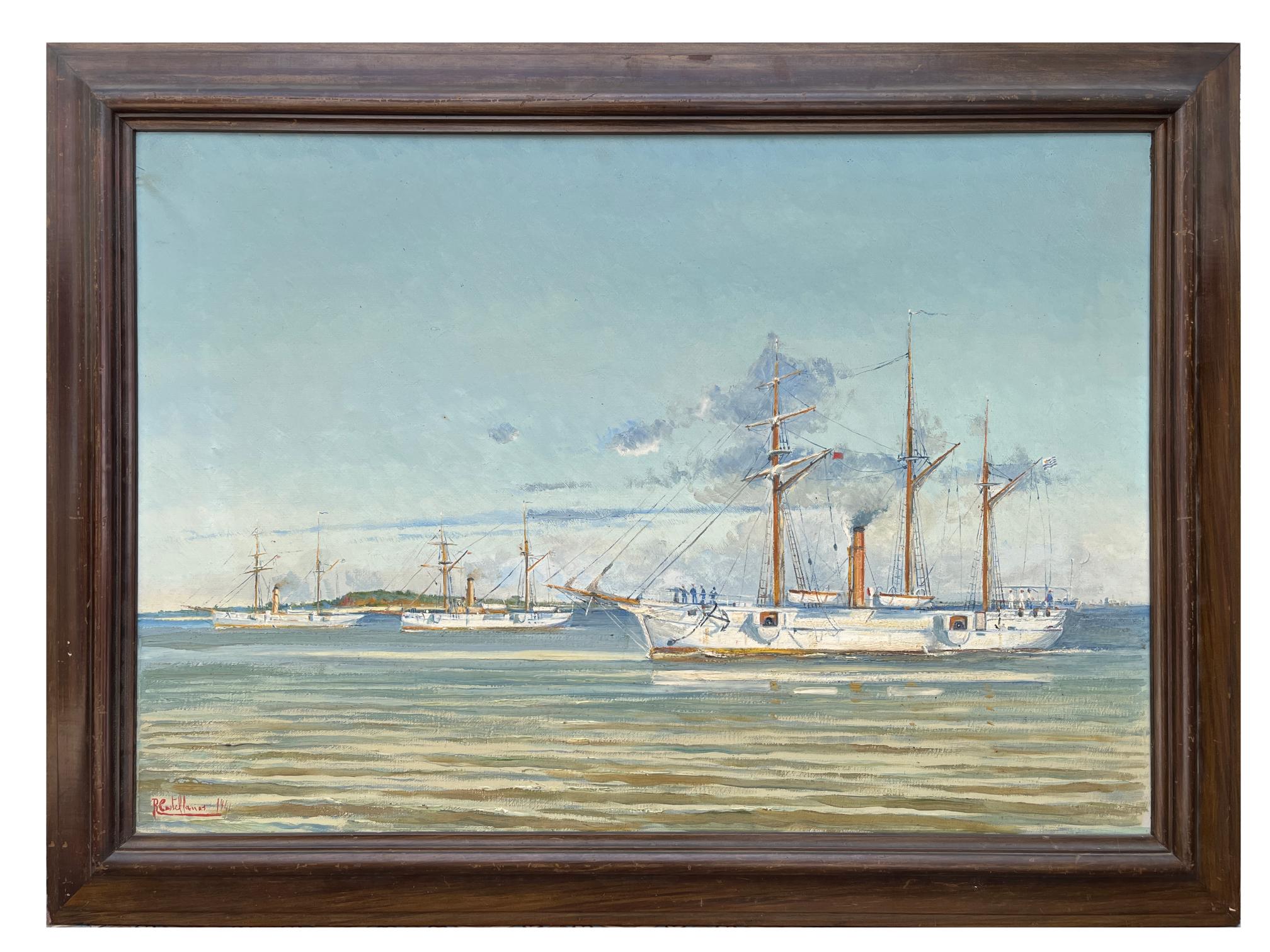 Roberto Castellanos "Cañoneras Artigas, Rivera y Suárez"