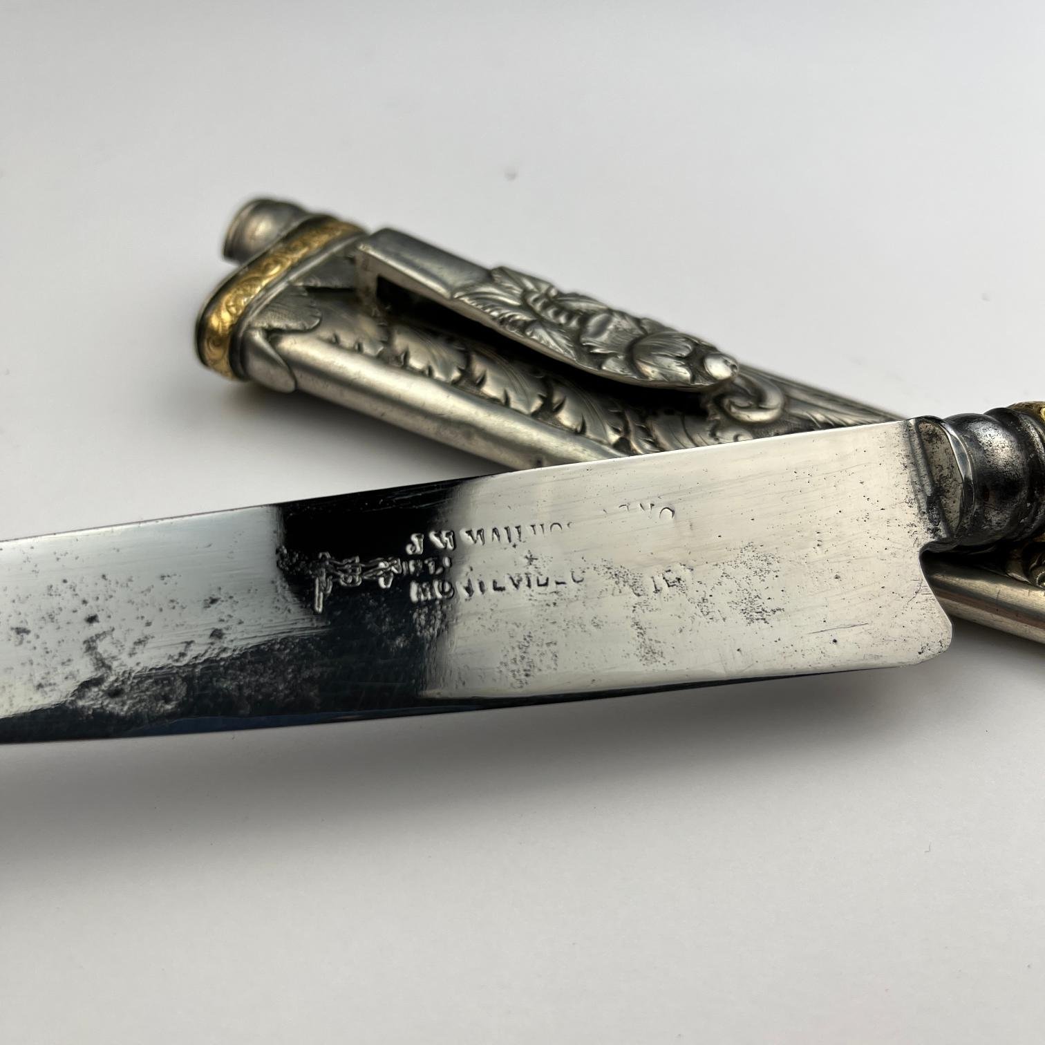 Cuchillo criollo "Cazador al Filo" en plata - Imagen 3