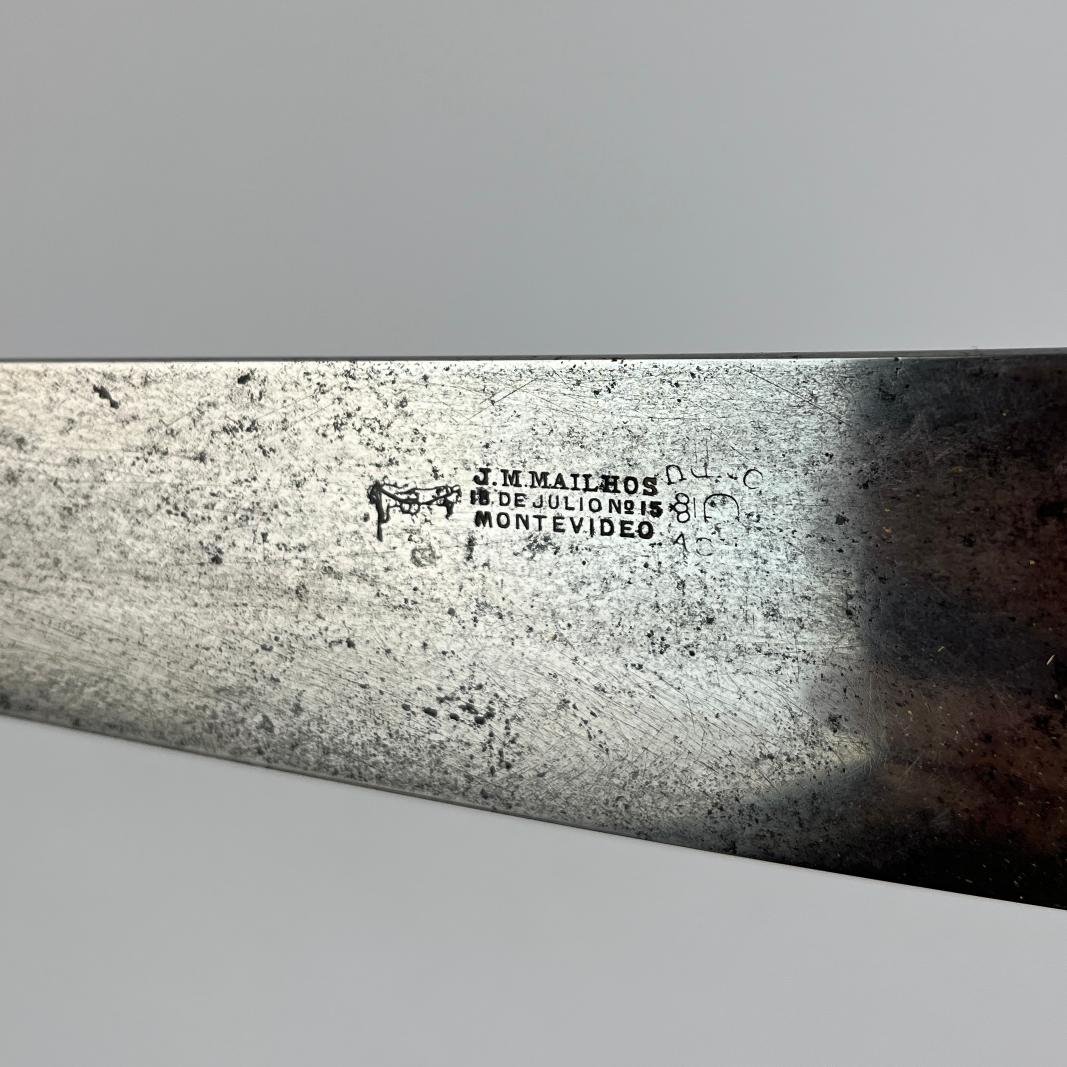 Cuchillo criollo "Cazador al Filo" en plata - Imagen 3
