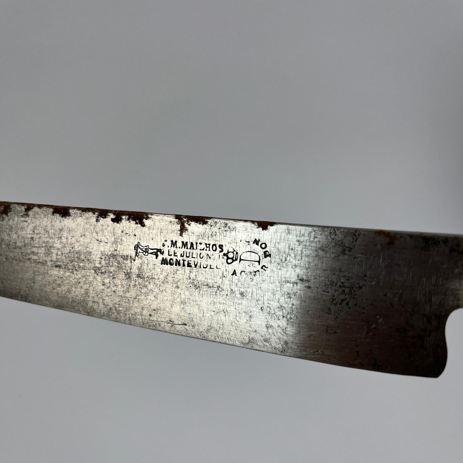 Cuchillo criollo riograndense "Cazador al Filo" en plata - Imagen 3