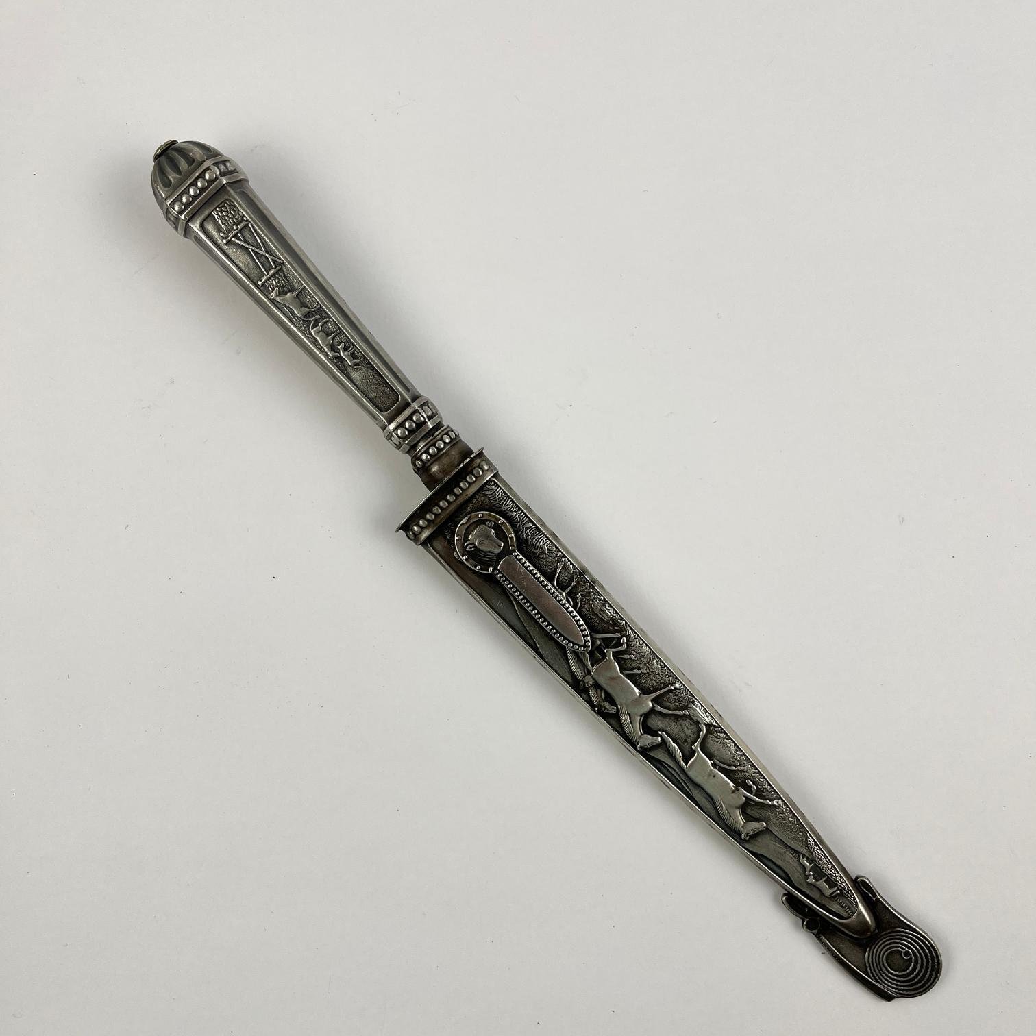 Cuchillo criollo riograndense "Elmo" en metal