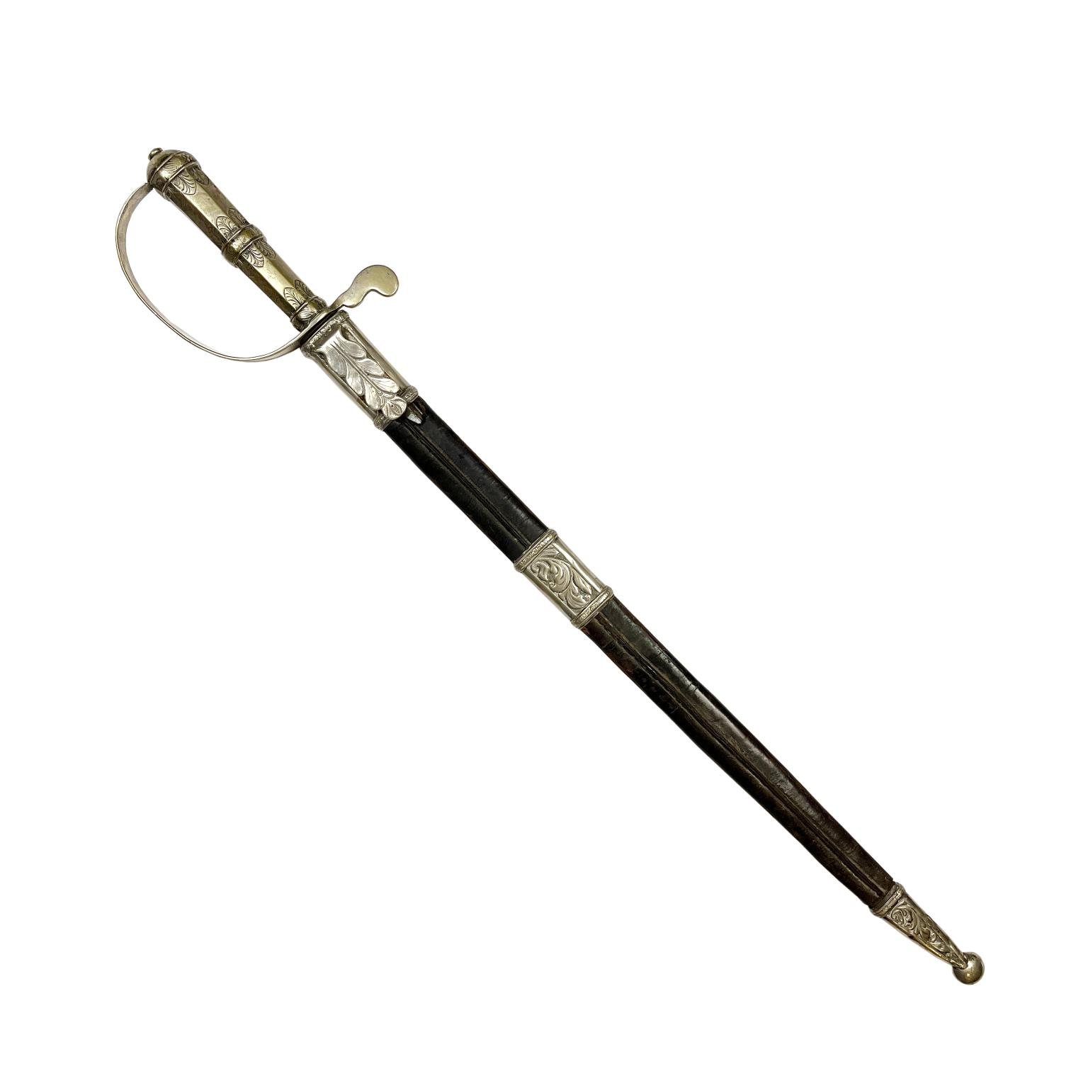 Facón caronero argentino en plata