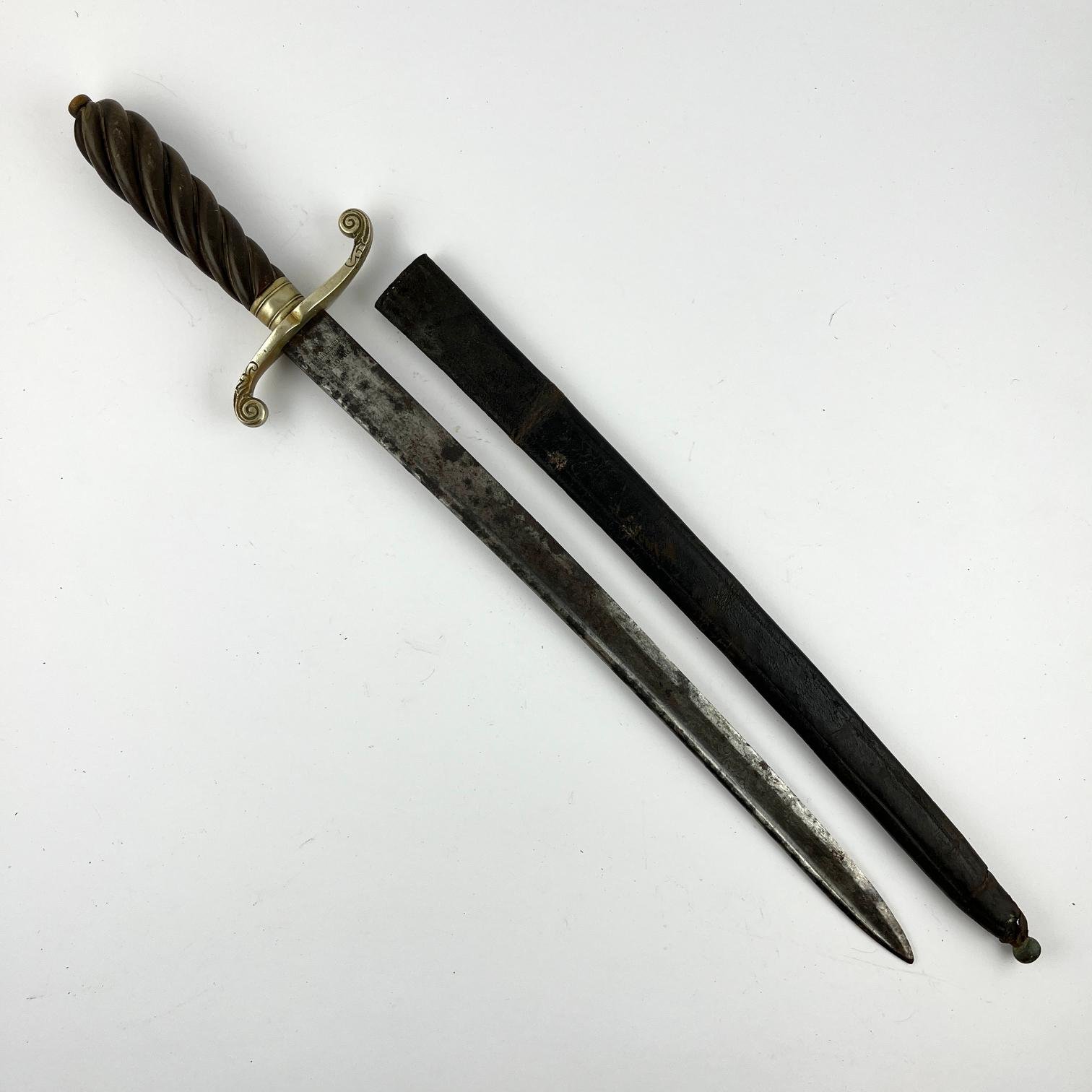 Facón caronero en guampa