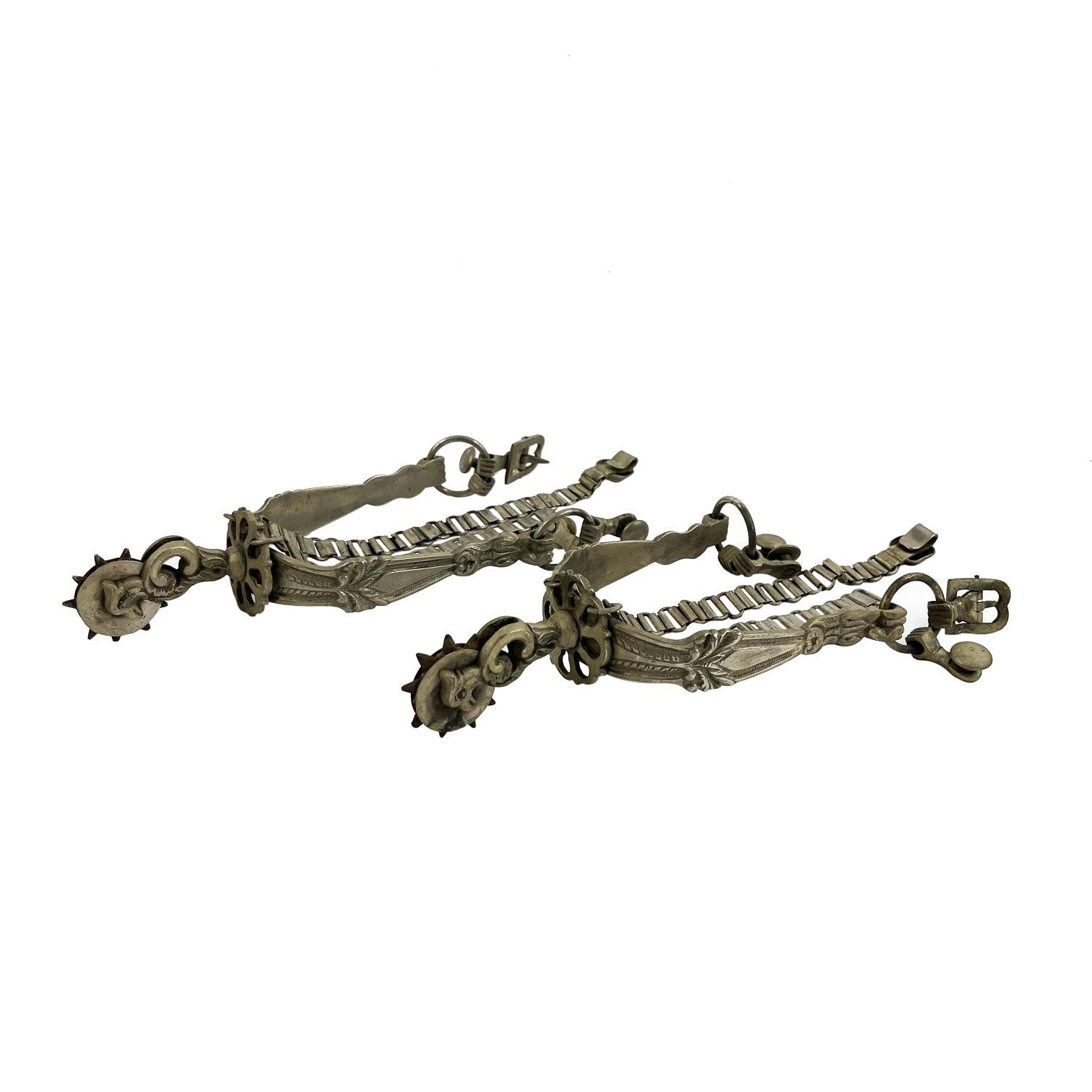 Par de espuelas en metal