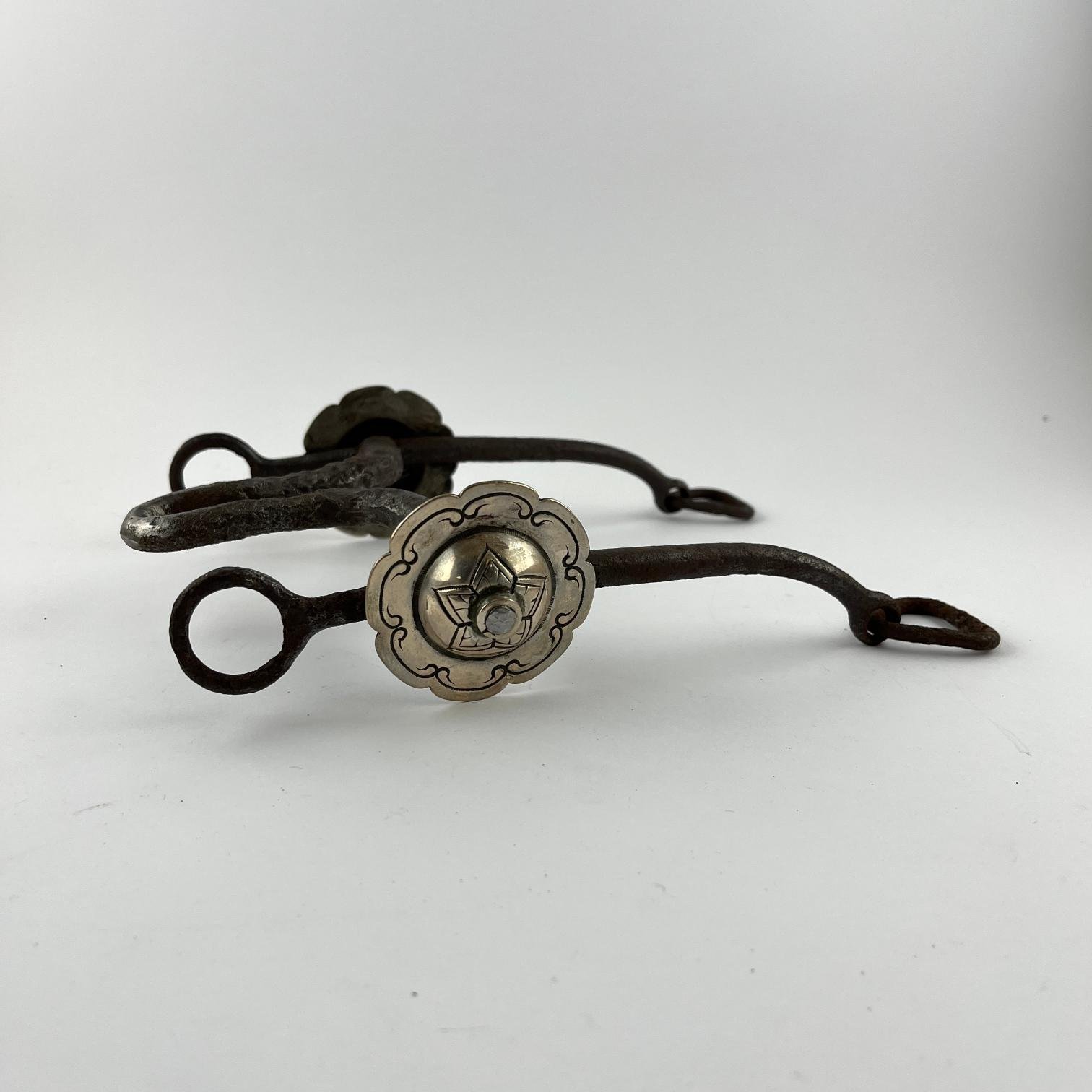 Freno en hierro forjado y plata