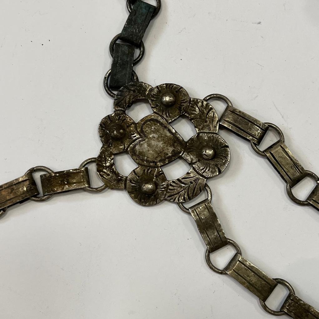 Freno en hierro forjado, plata y oro - Imagen 4