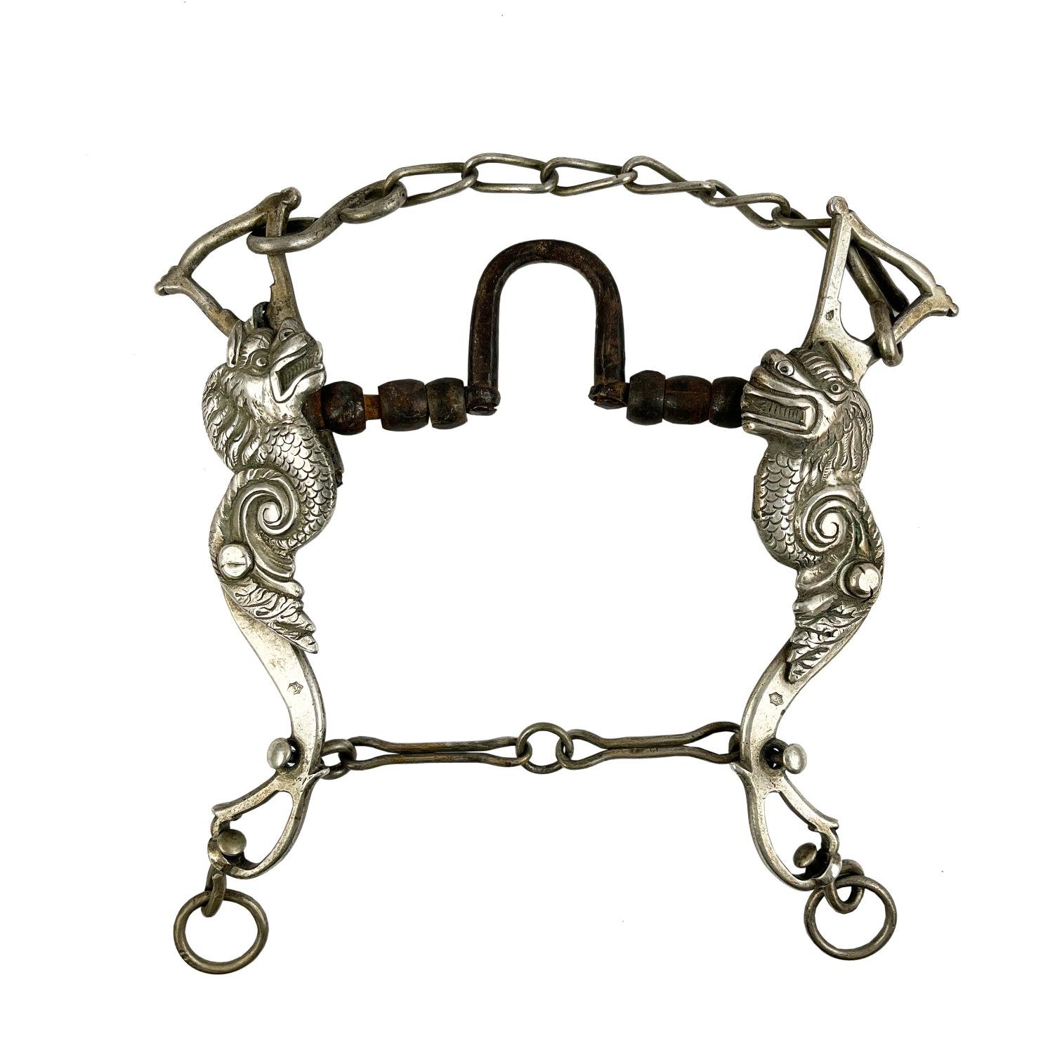 Freno en hierro forjado y plata