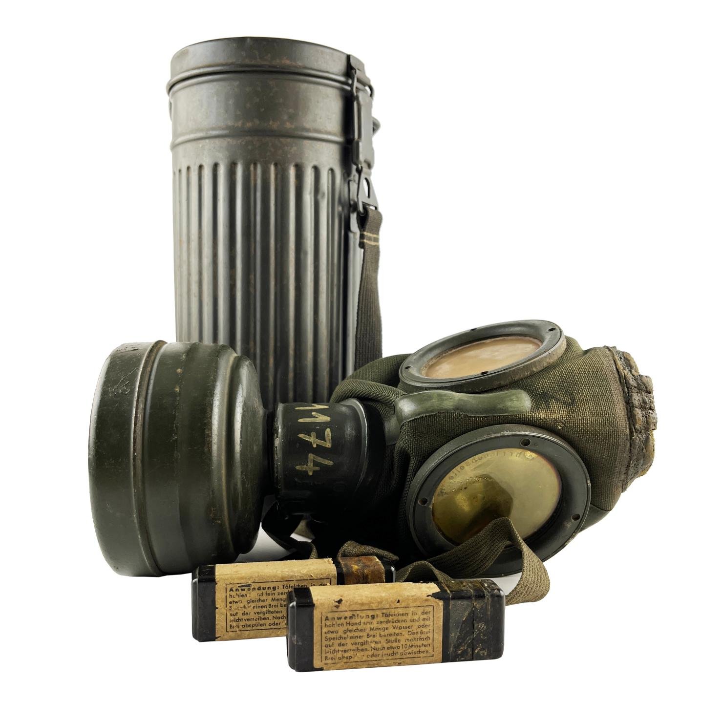 Máscara antigás alemana WWII