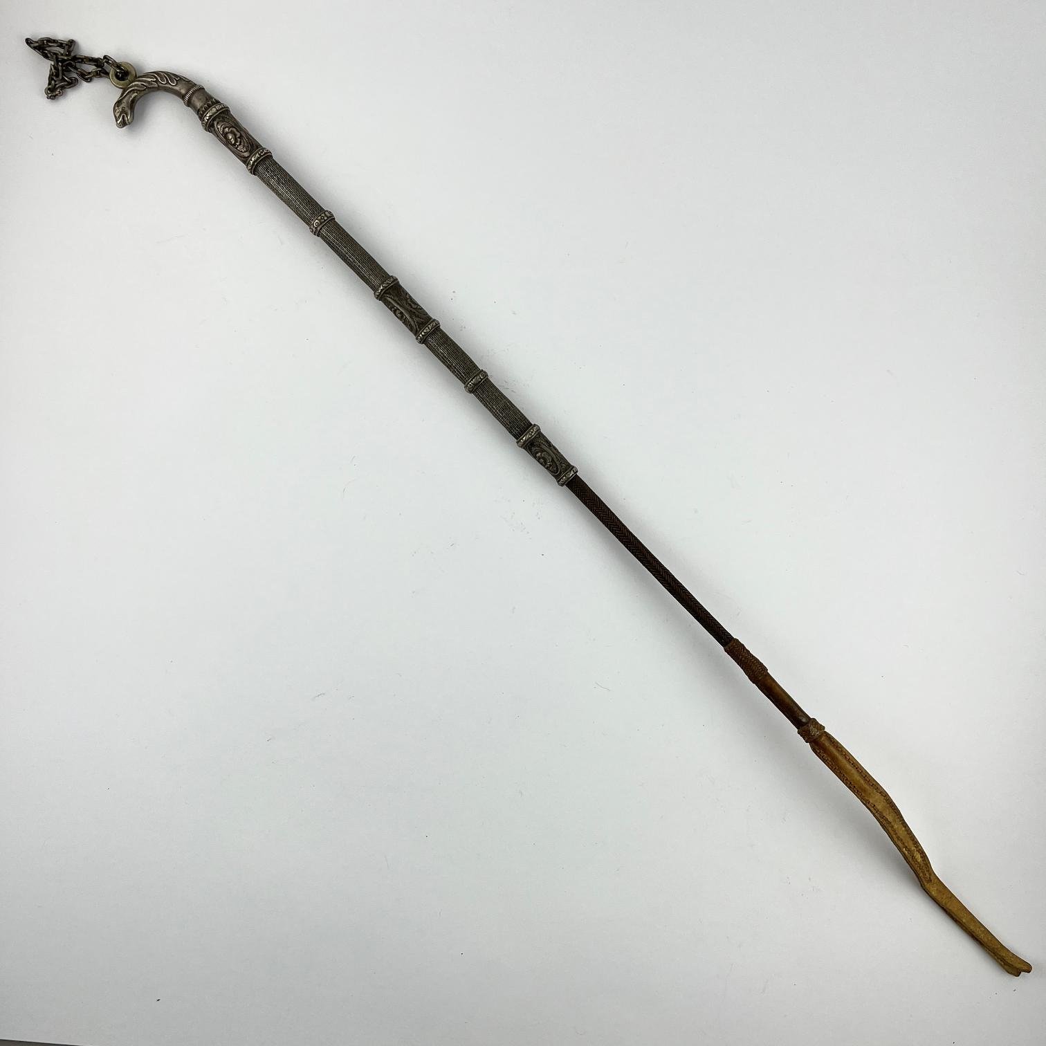 Fusta en cuero y plata - Imagen 2