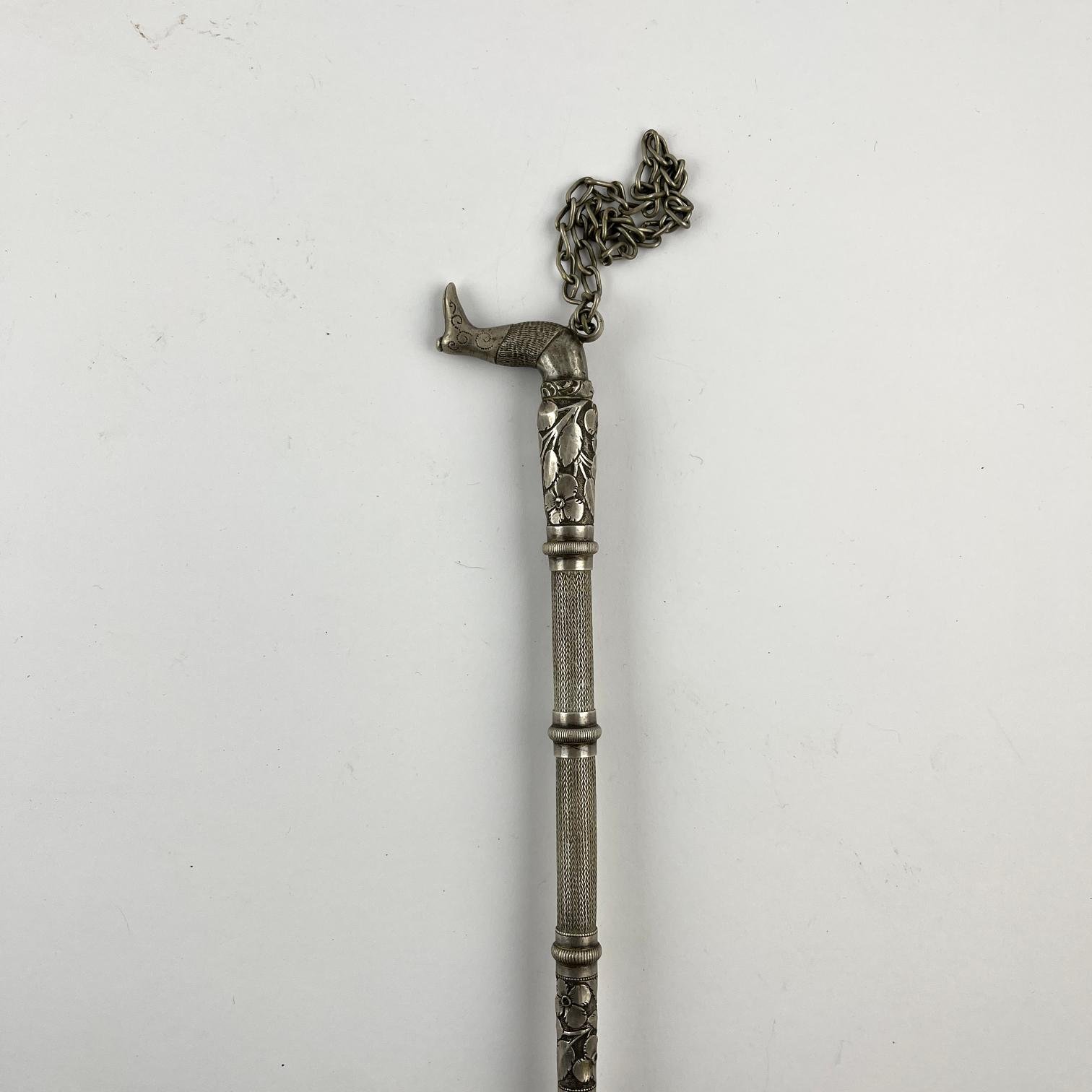 Fusta riograndense en cuero y plata - Imagen 2