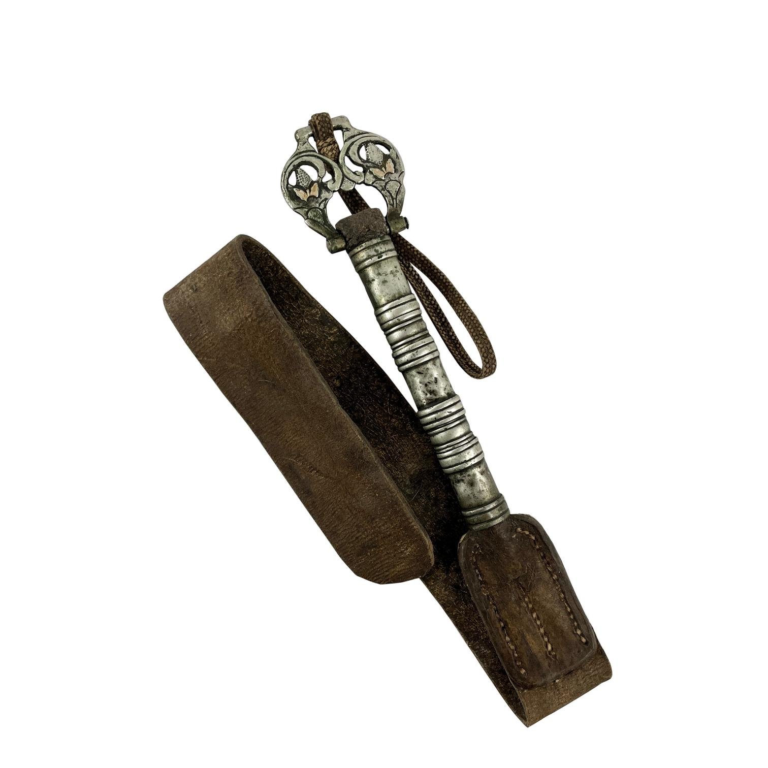 Rebenque de argolla en plata