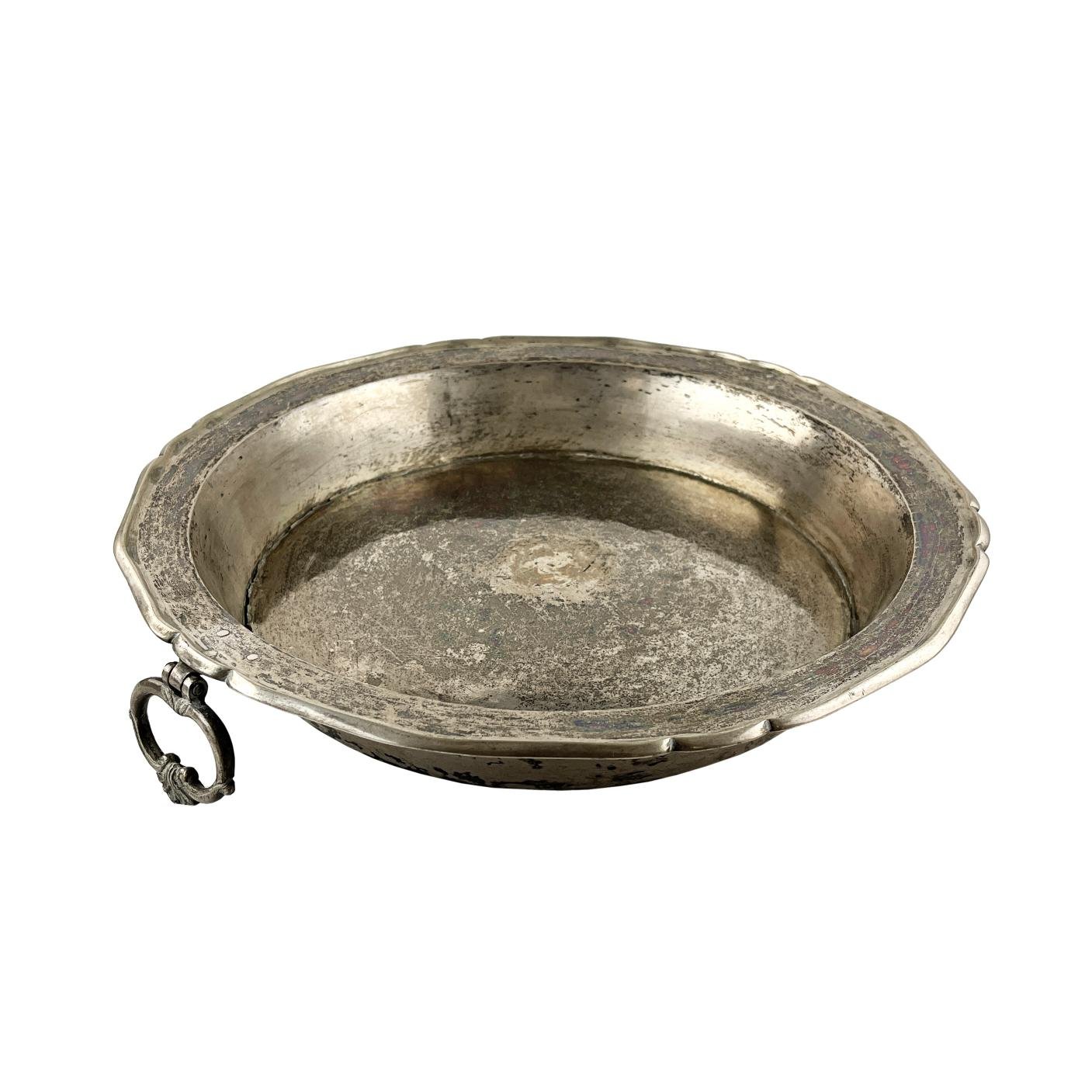 Fuente redonda hispanoamericana c. 1800 en plata