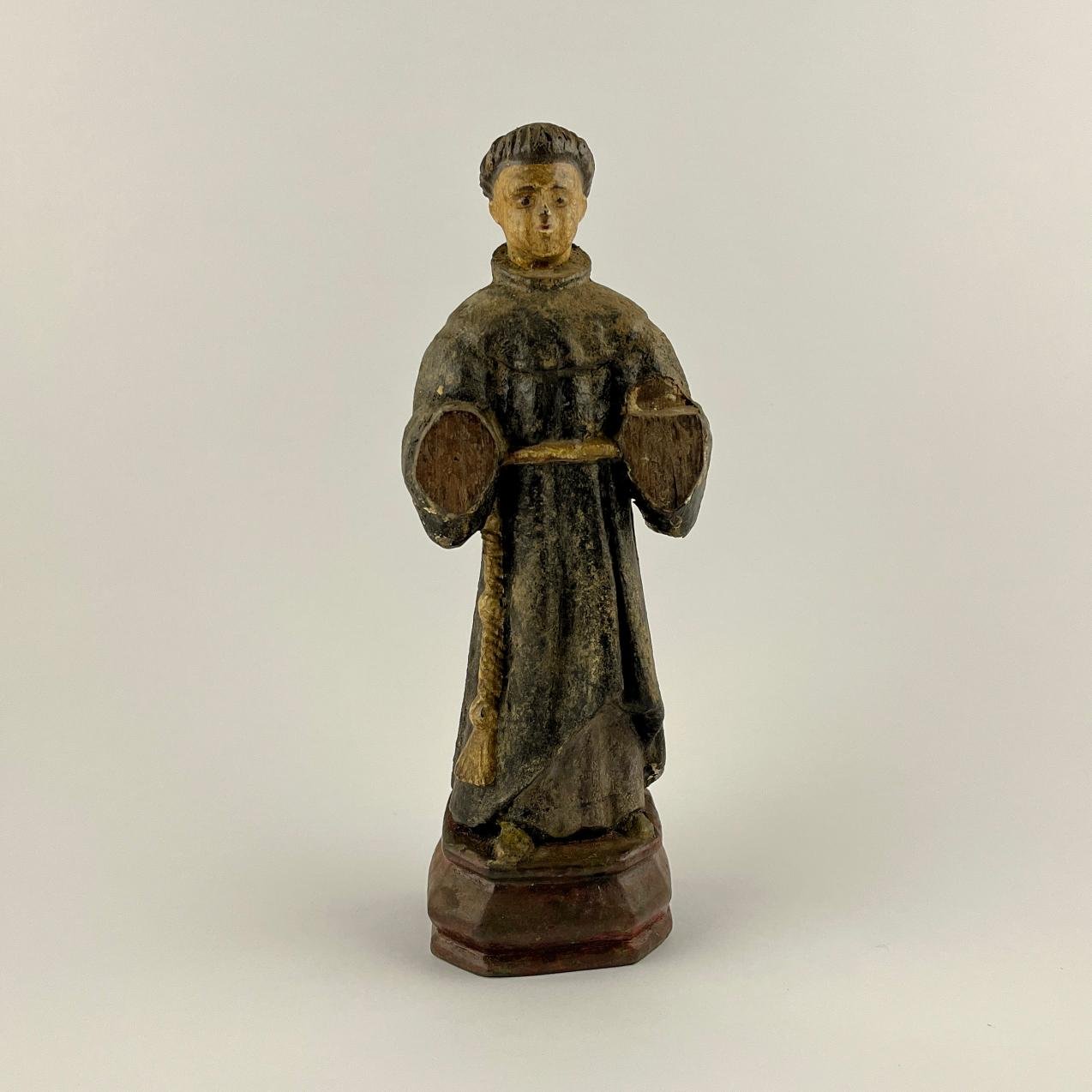 Escultura jesuítica misionera s. XVIII "San Antonio"