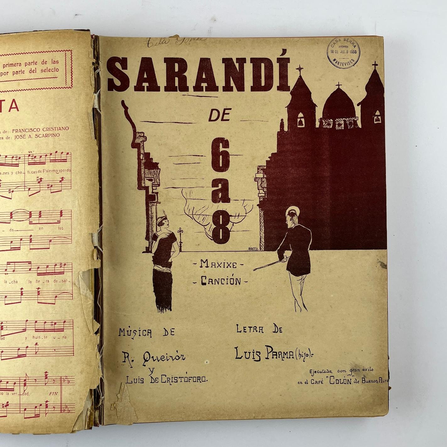 Partituras musicales de tango