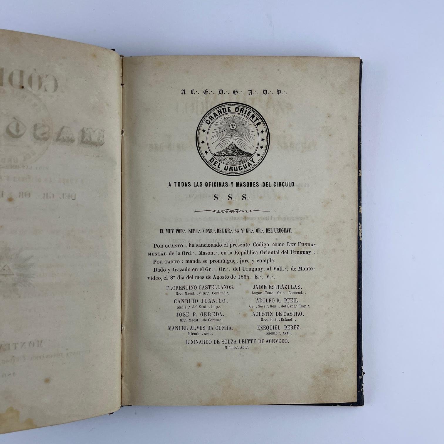Código masónico y constitución del Uruguay - Imagen 2