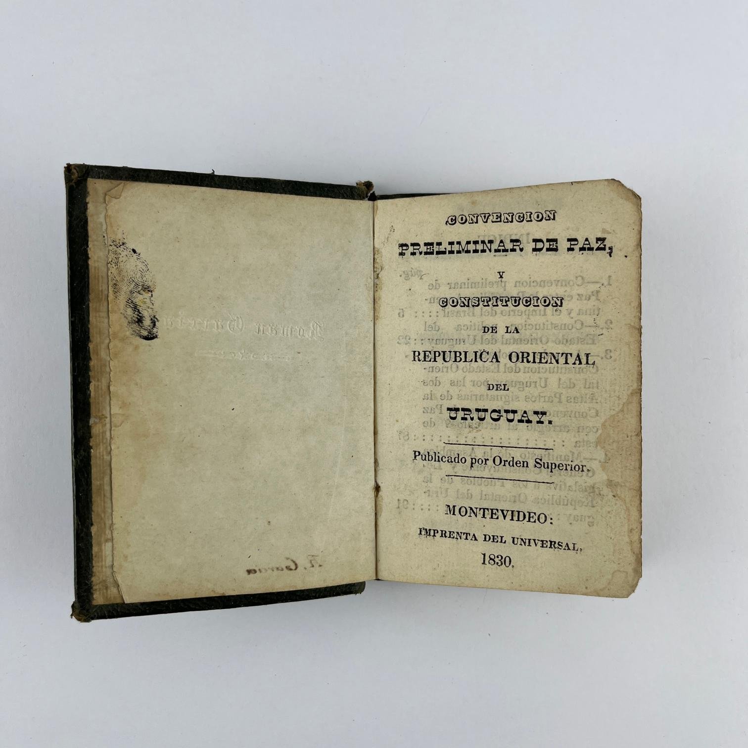 Convención Preliminar de Paz y Constitución de la República Oriental del Uruguay - Imagen 3