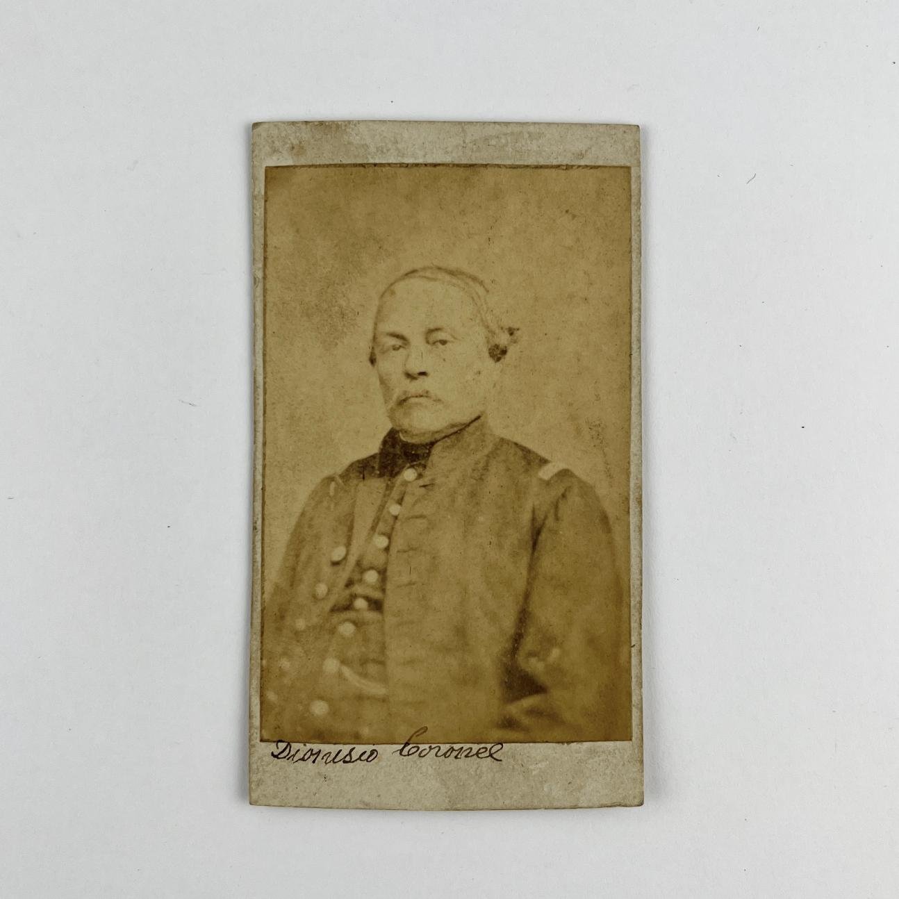 Carte de visite Dionisio Coronel