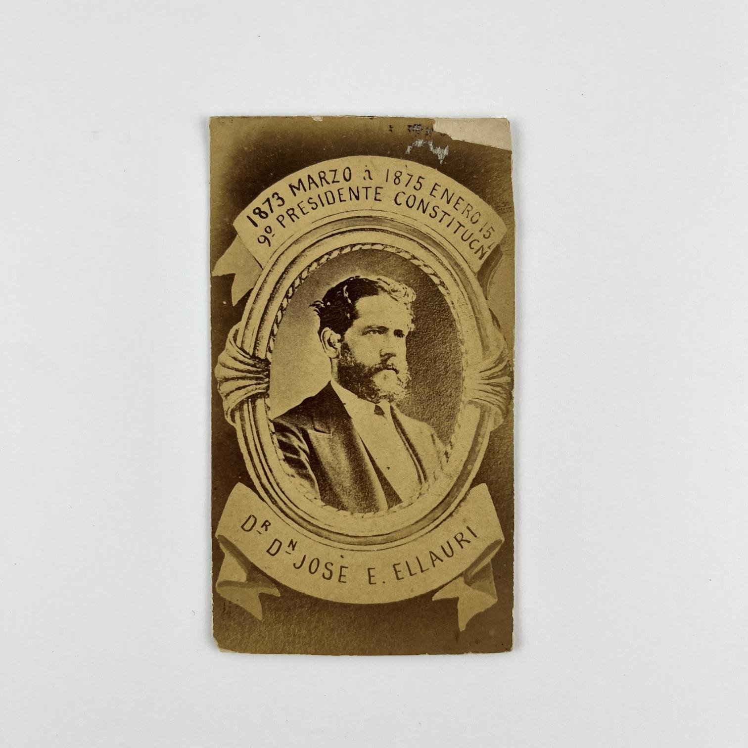 Carte de visite José Eugenio Ellauri