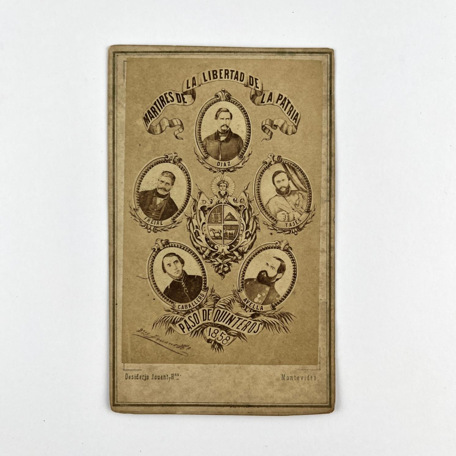 Carte de visite Hecatombe de Quinteros