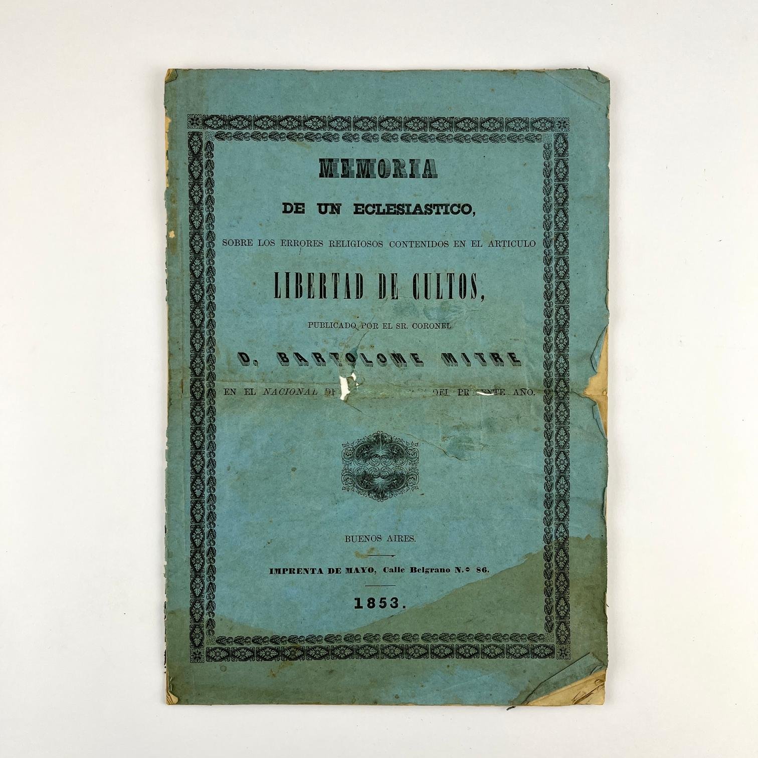 Memoria de un eclesiástico