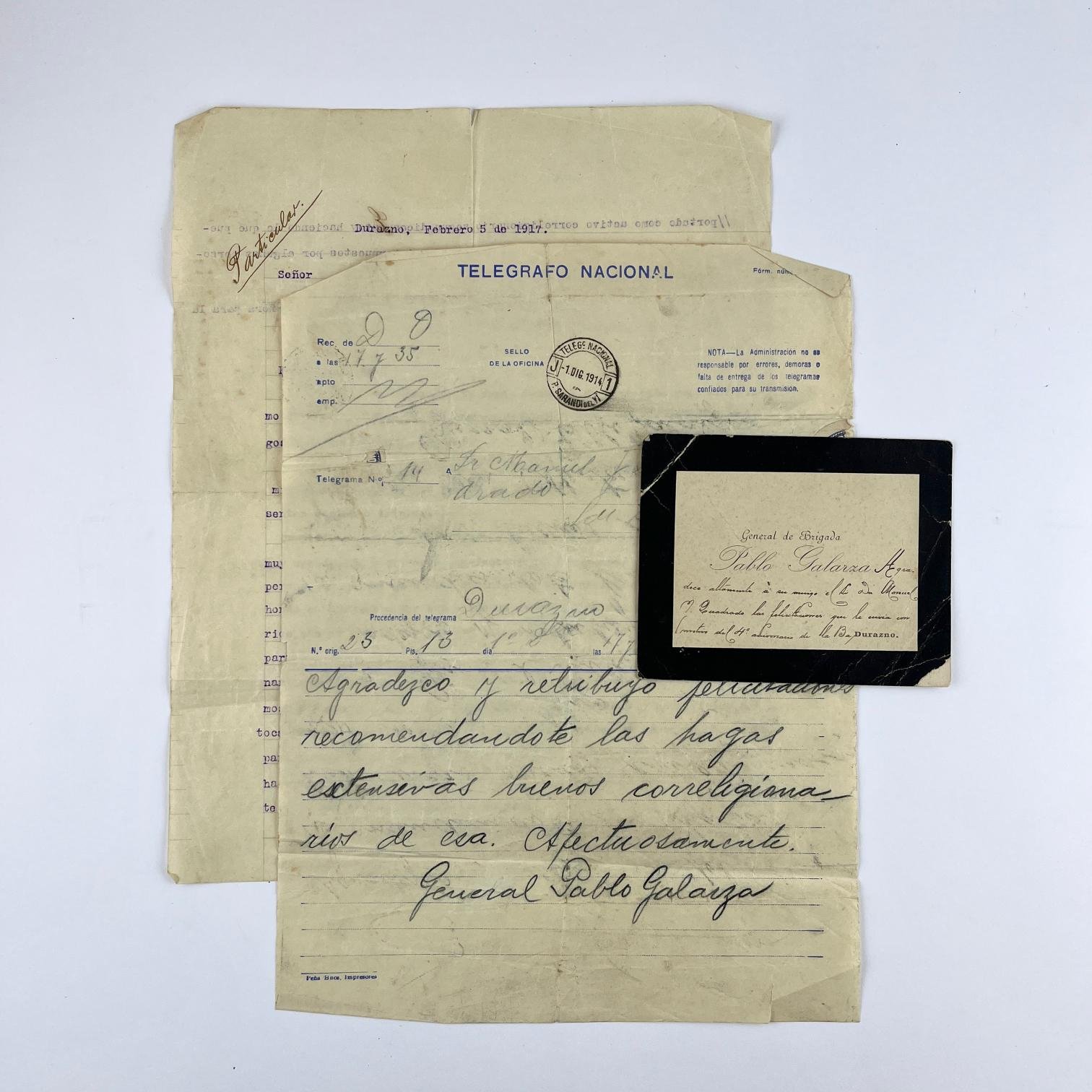 Correspondencia Pablo Galarza