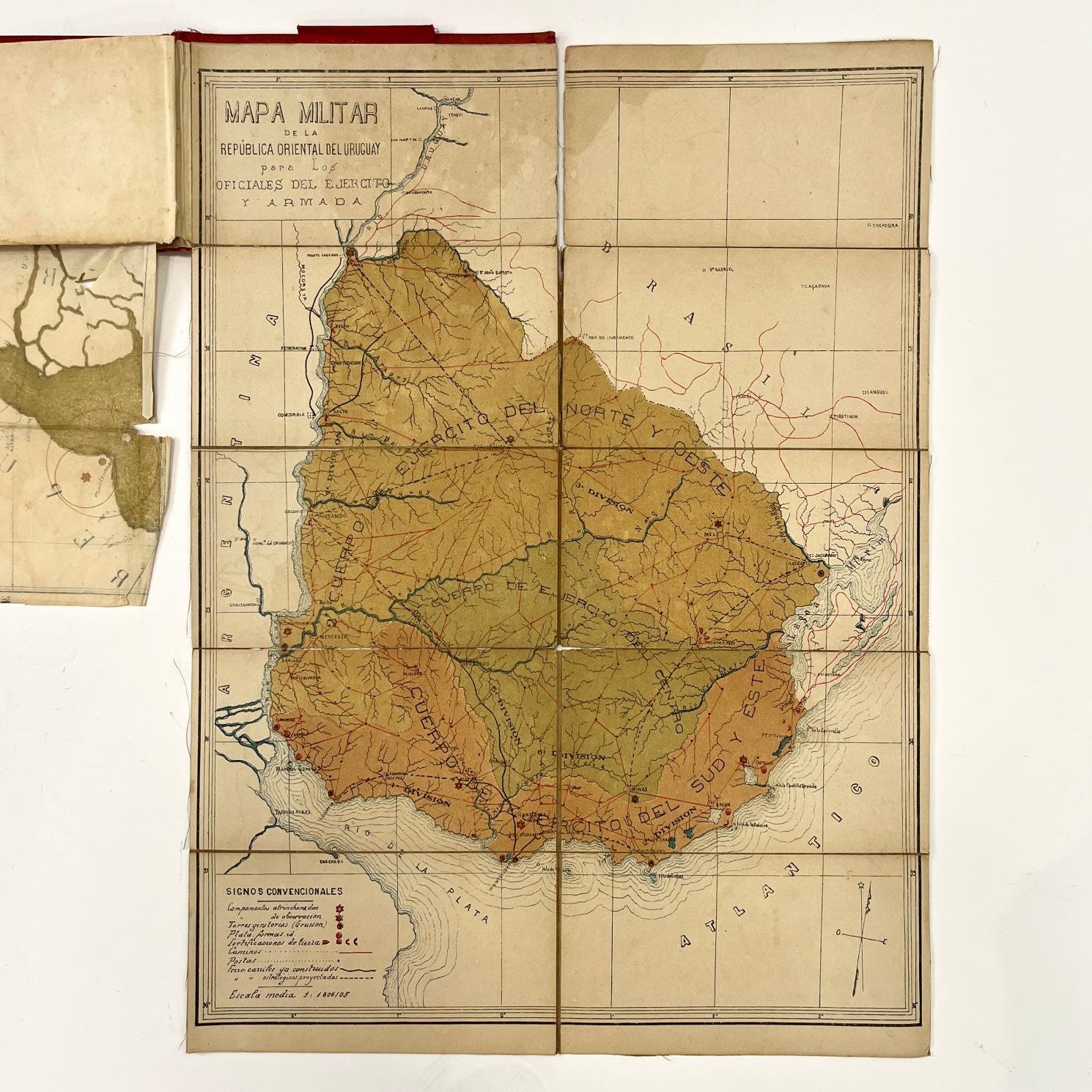 Mapa militar del Uruguay 1885 - Imagen 2