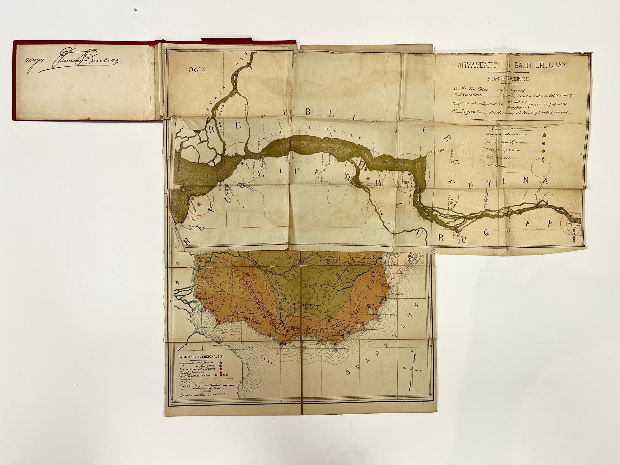 Mapa militar del Uruguay 1885 - Imagen 3