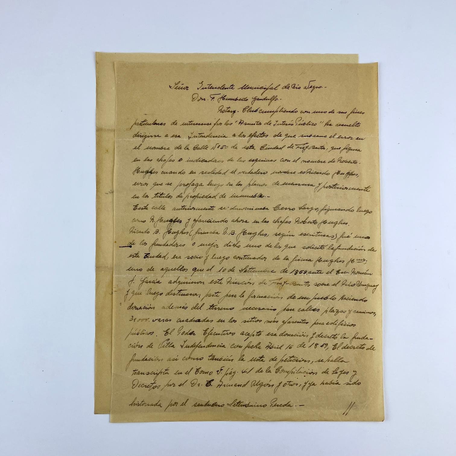 Documentos Richard B. Hughes