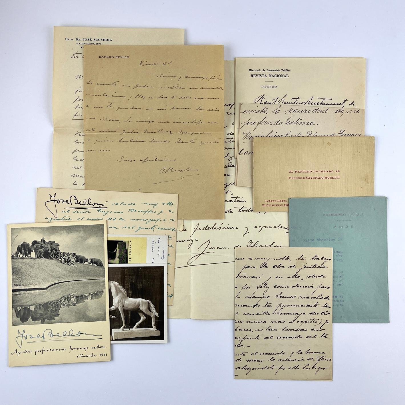 Correspondencia Eugenio Baroffio