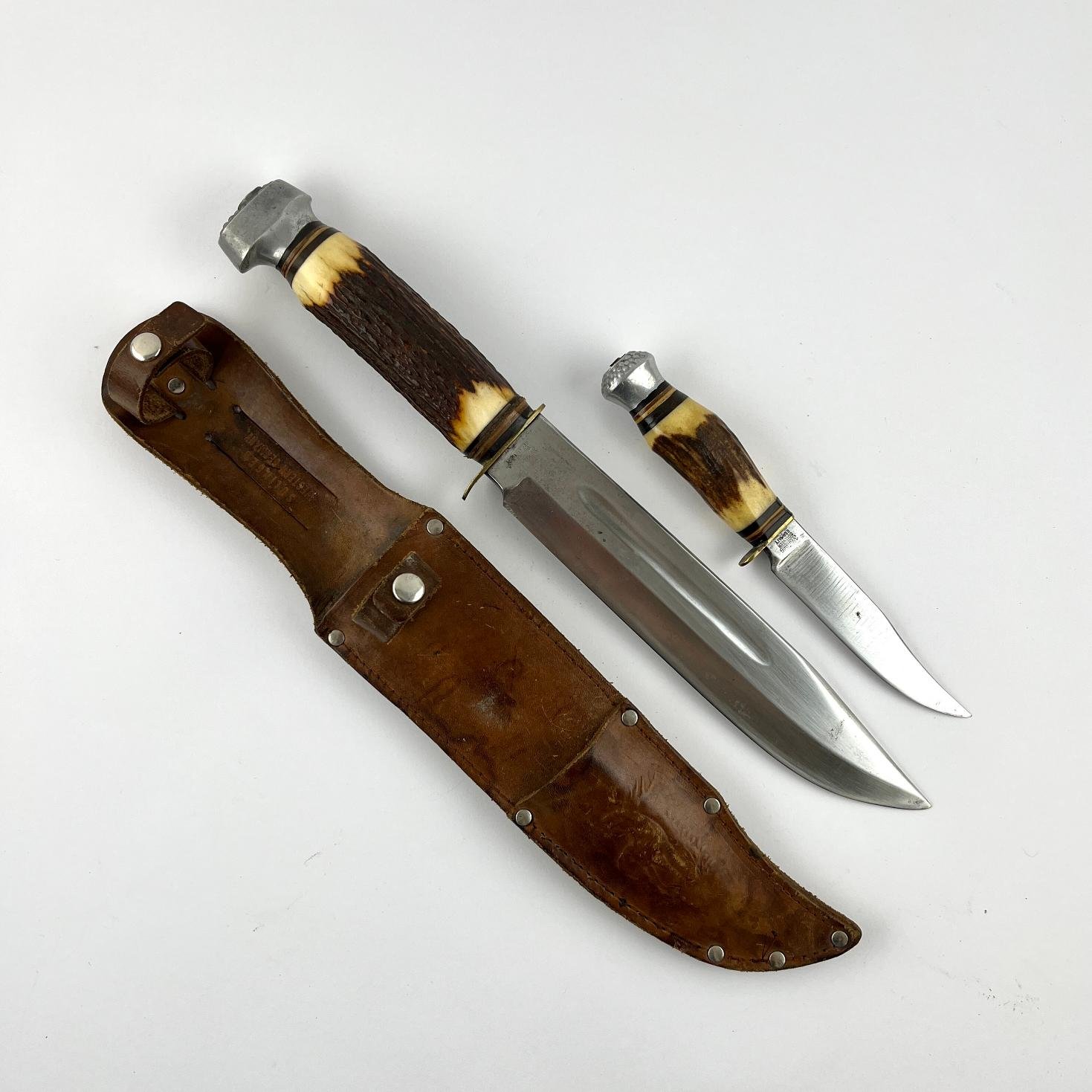 Set de cuchillo y miniatura de cuchillo alemanes de cacería - Imagen 2