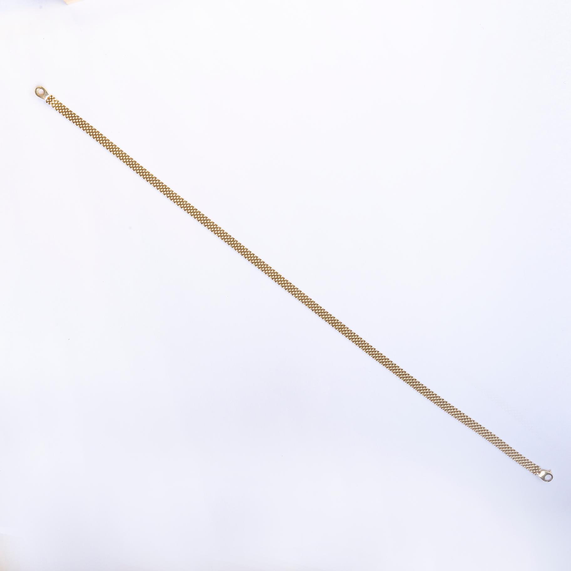 Gargantilla italiana en oro 18 amarillo