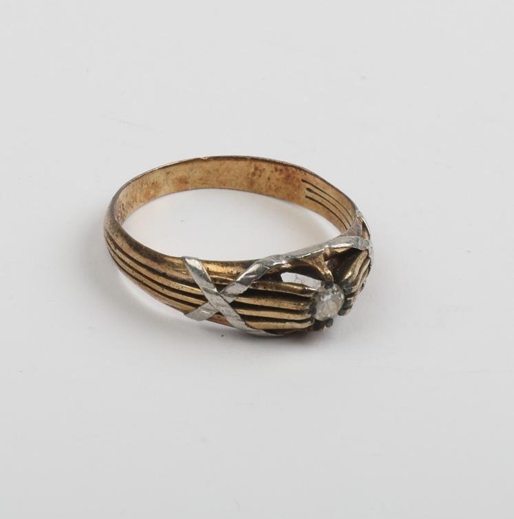 Anillo oro 18 K amarillo y brillante