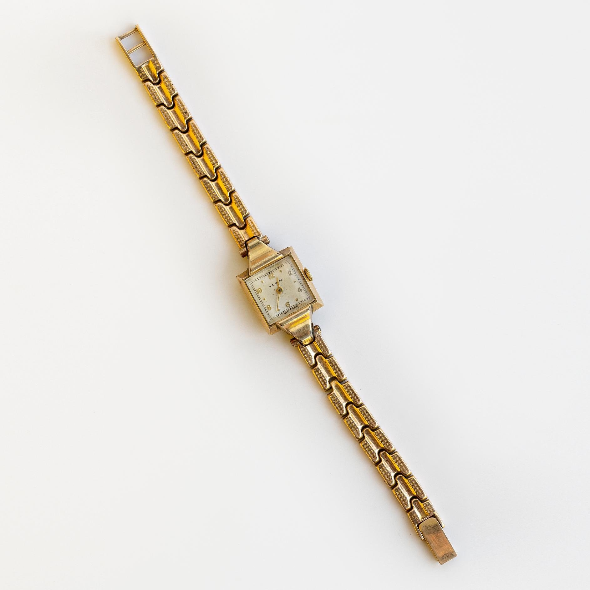 Reloj pulsera Movado oro 18 K amarillo