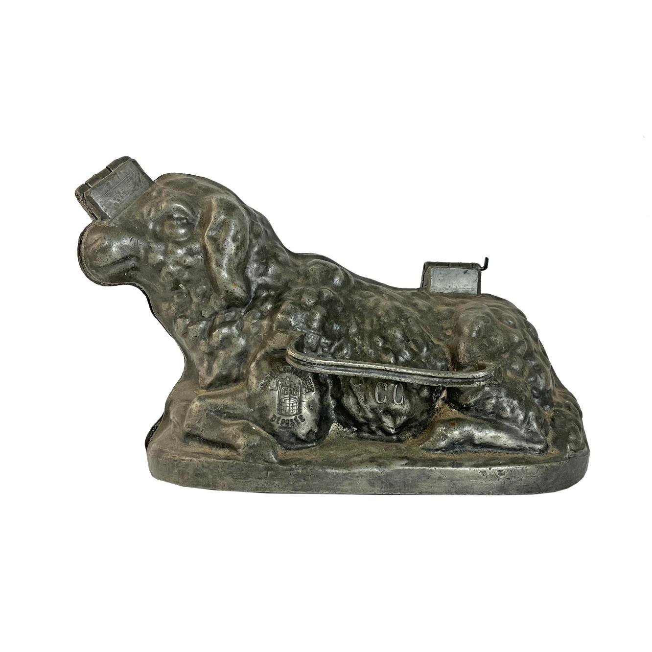 Molde en peltre "Cordero pascual"