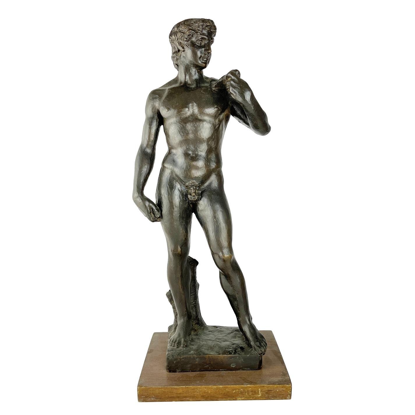 Escultura en bronce "El David"