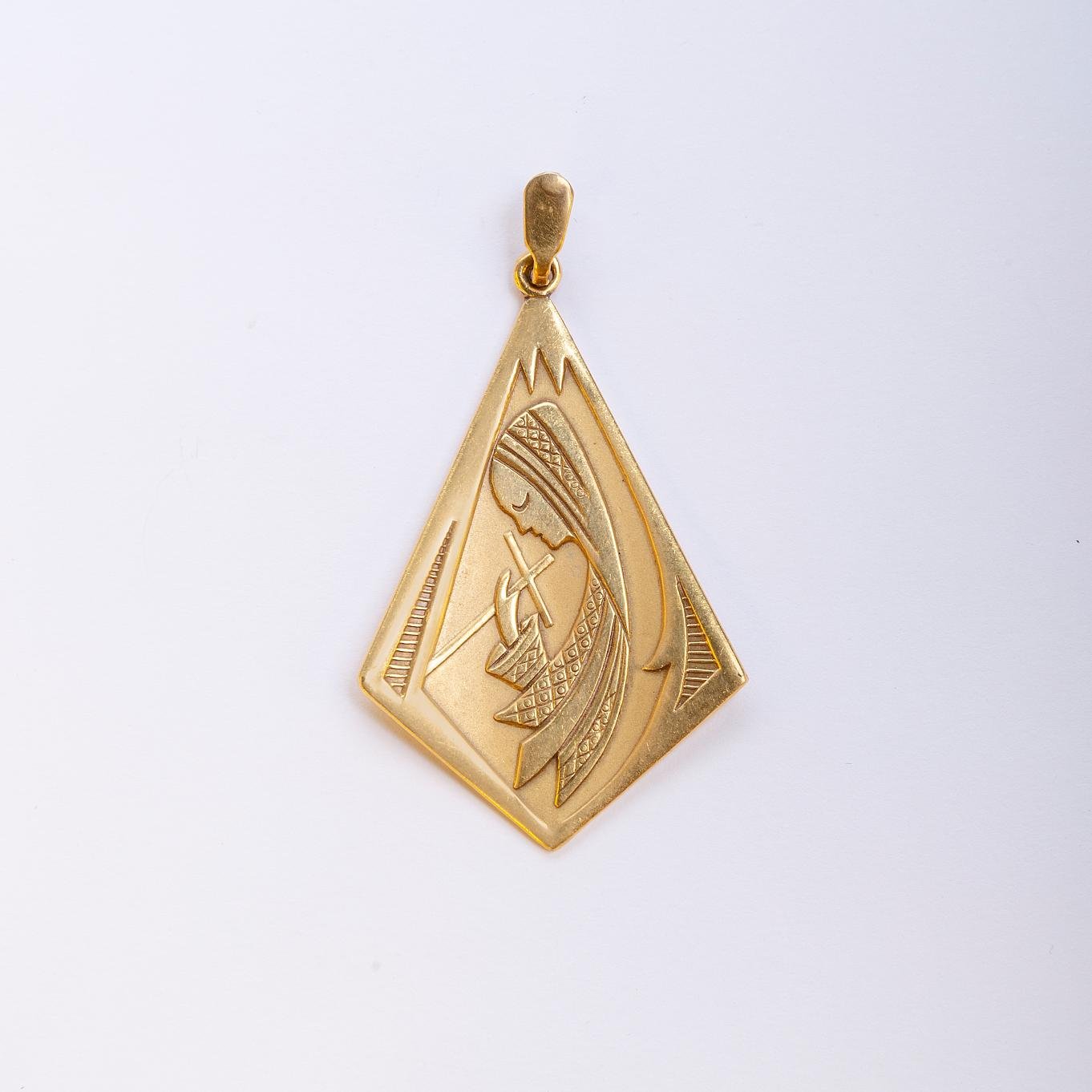 Colgante oro 18 K amarillo