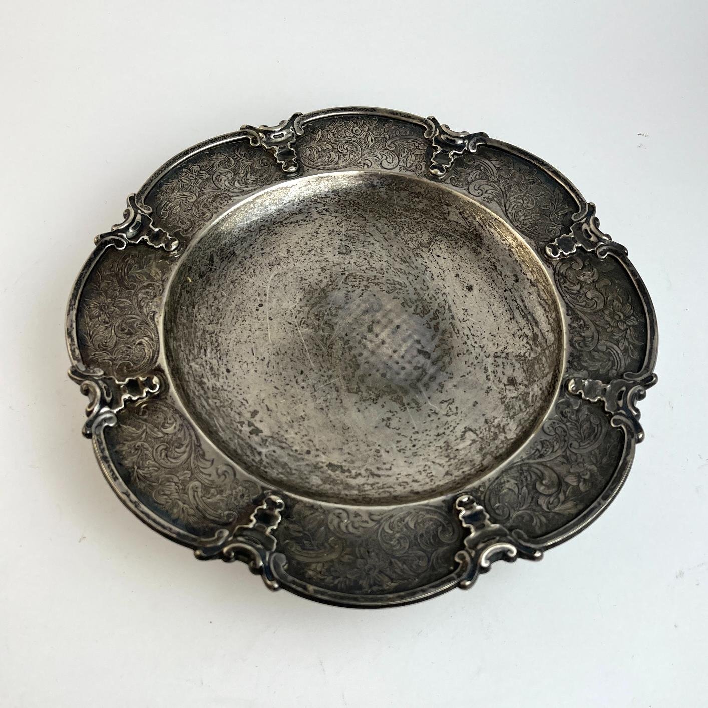 Plato para masas en plata 925