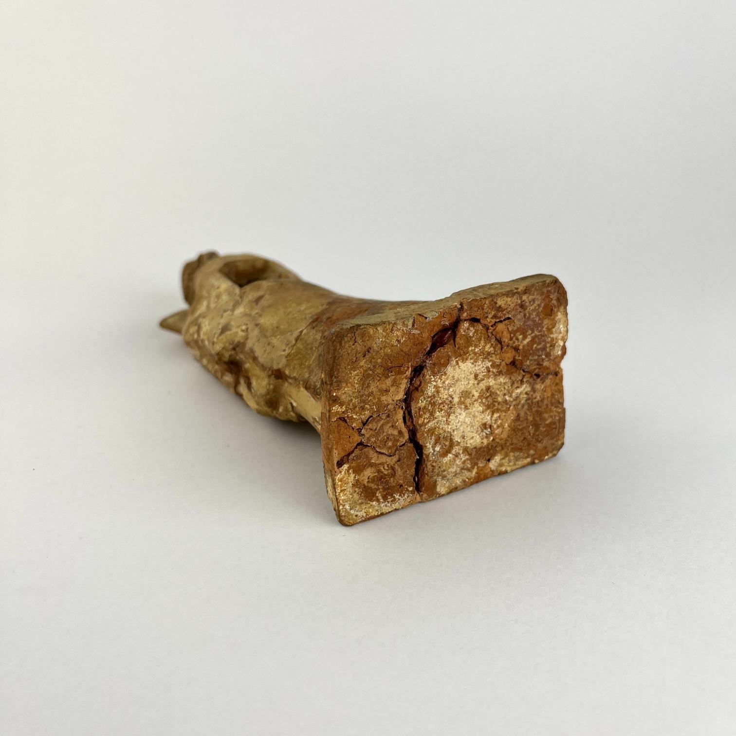 Escultura griega Tanagra s. IV a III a.C. "Dama" - Imagen 3