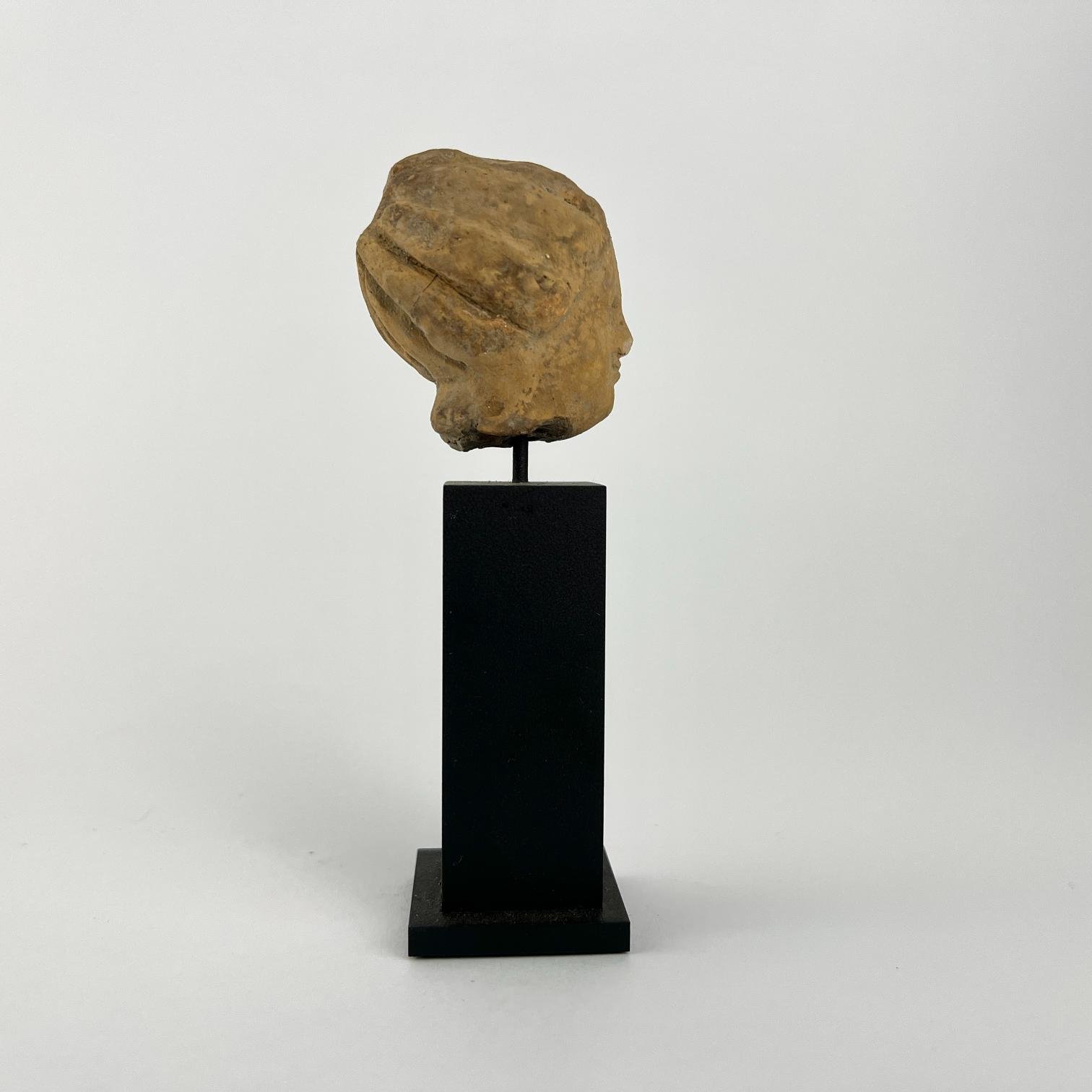 Tres esculturas griegas Tanagra s. IV a III a.C. "Damas" - Imagen 3