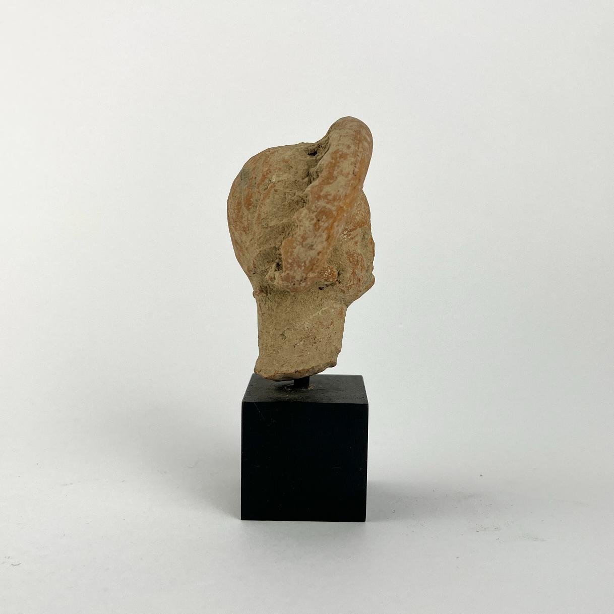 Tres esculturas griegas Tanagra s. IV a III a.C. "Damas" - Imagen 5