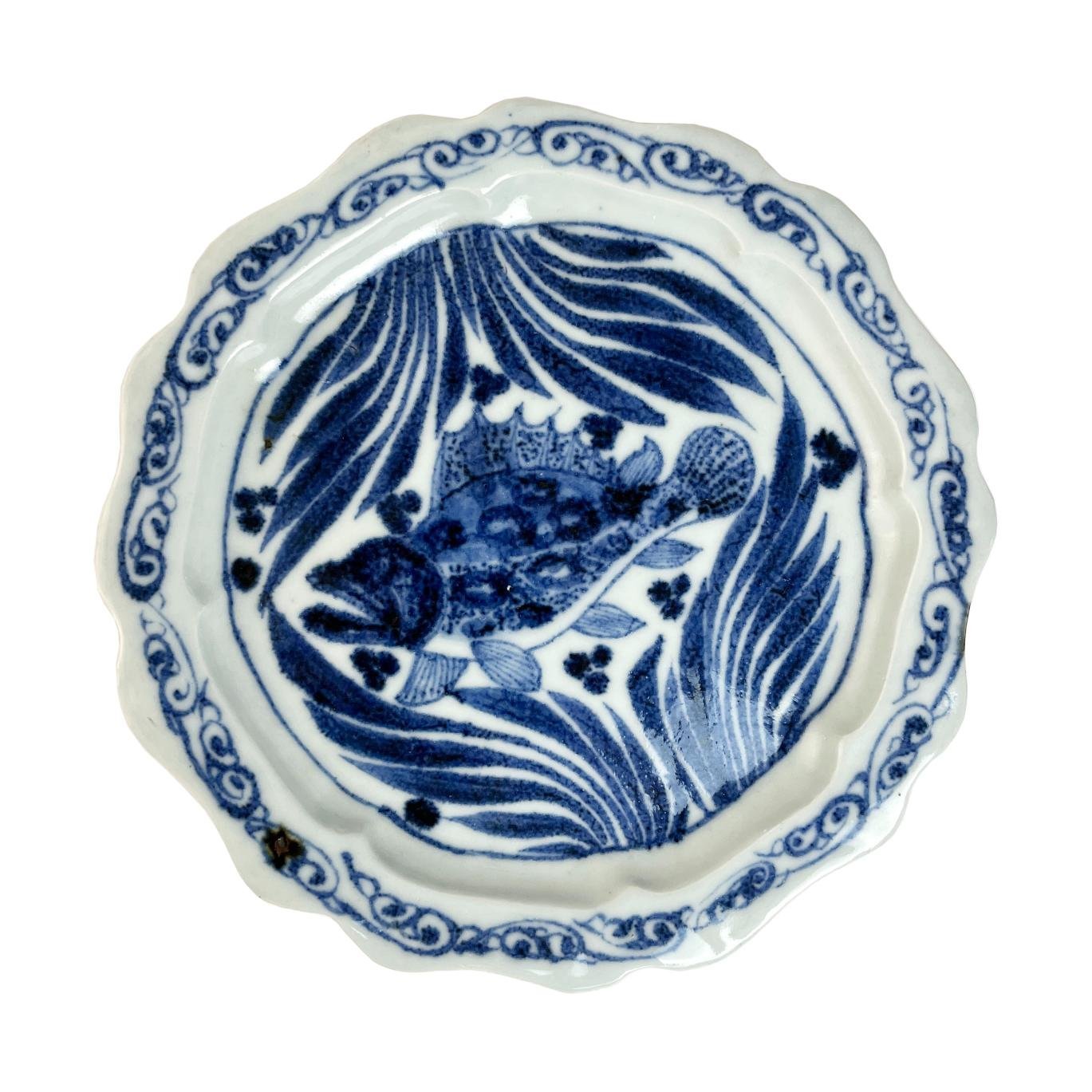 Plato chino en porcelana Macao