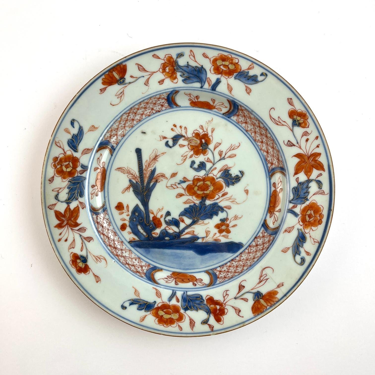 Plato chinos en porcelana Compañía de Indias