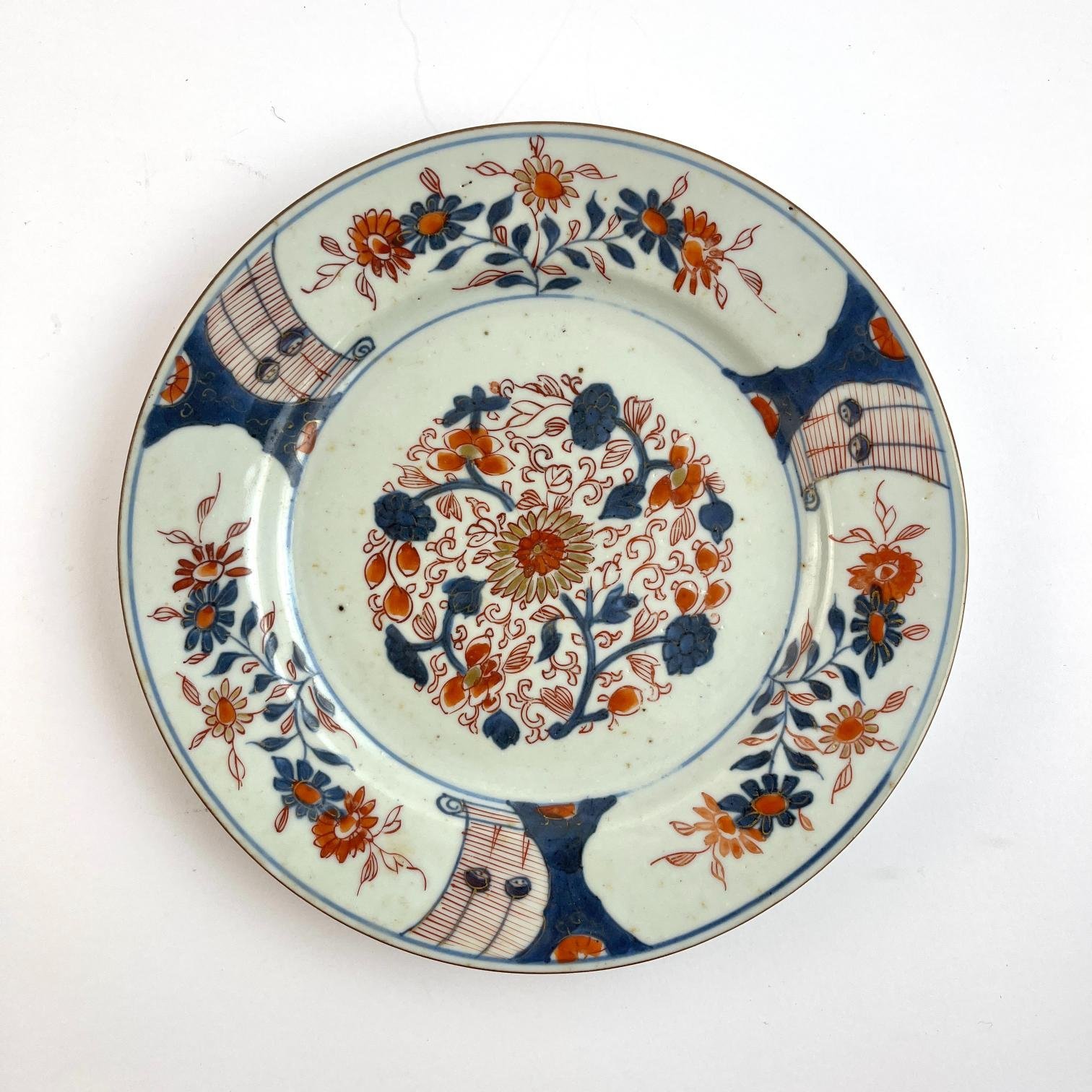 Plato chinos en porcelana Compañía de Indias