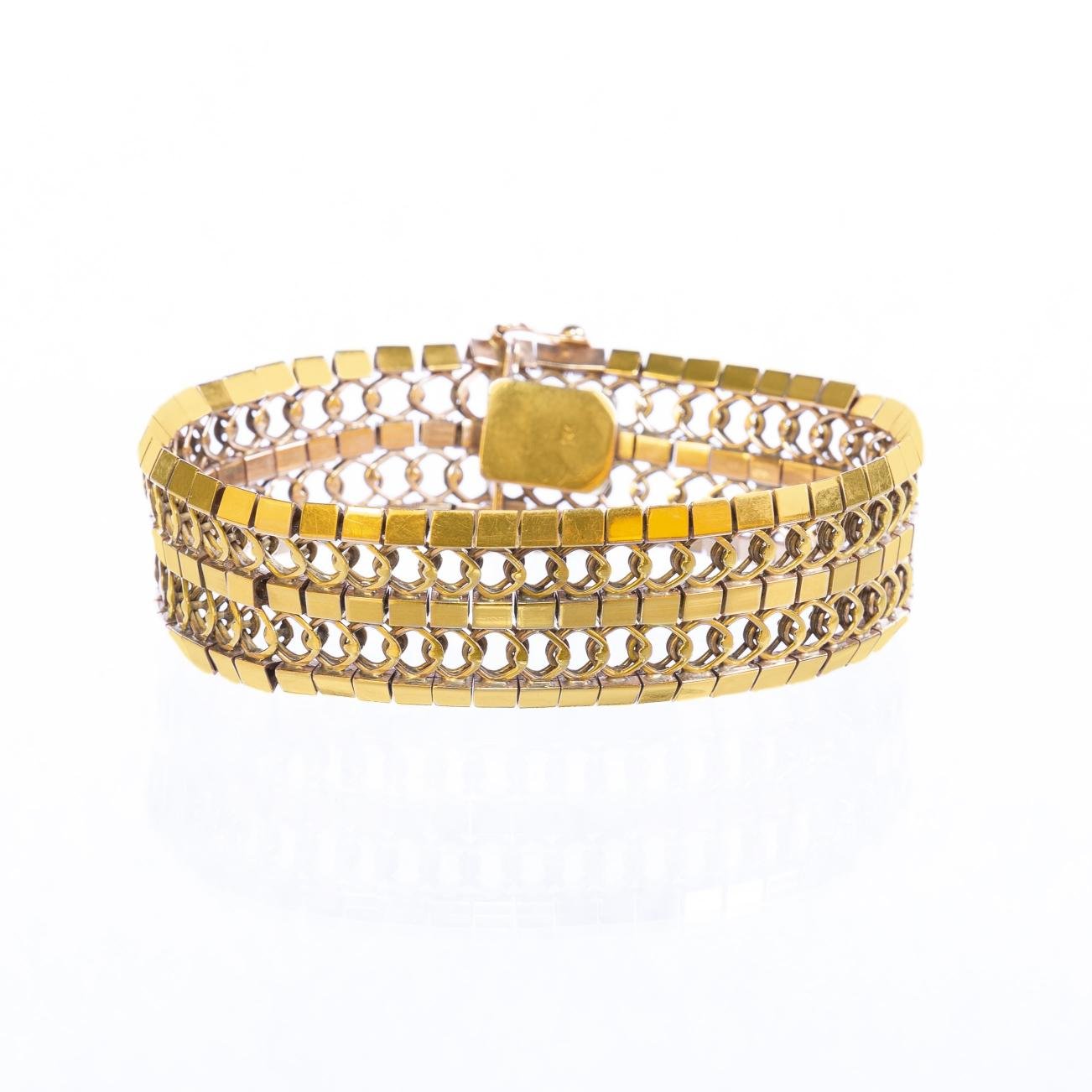 Pulsera oro 18 K amarillo