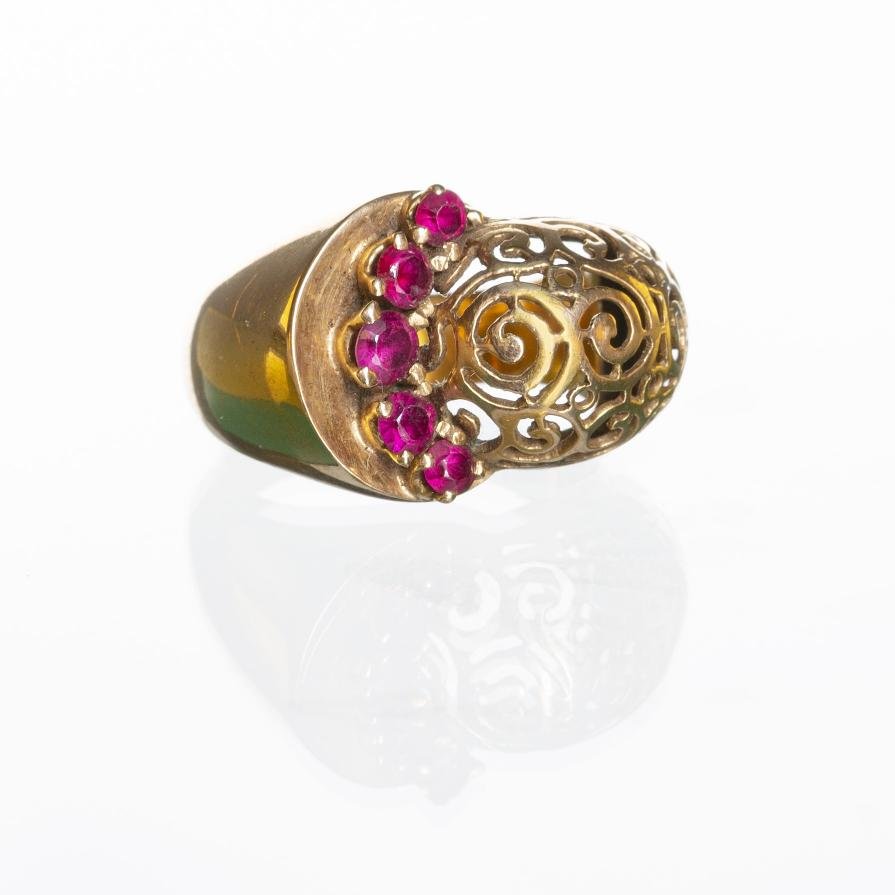 Anillo oro 18 K amarillo