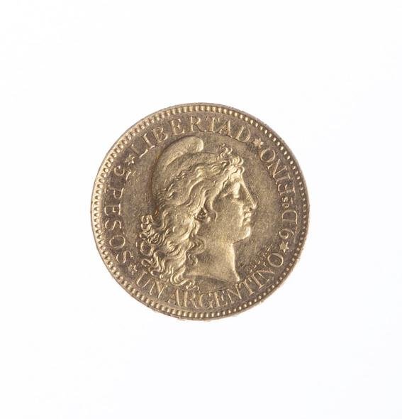 Moneda argentina oro 1884