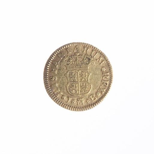 Moneda española oro 1749